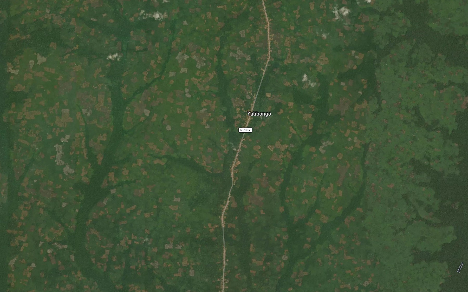 Satellite map of the Makila