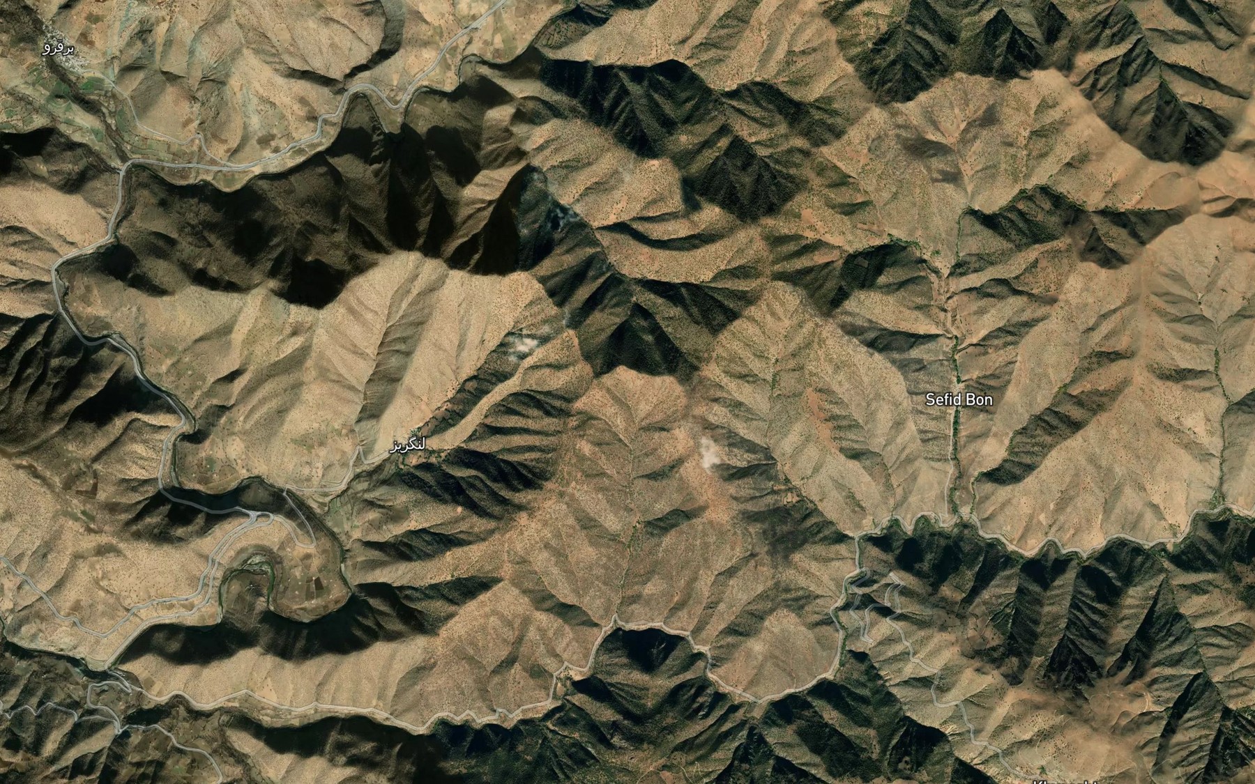 Satellite map of the Kani Ramezan