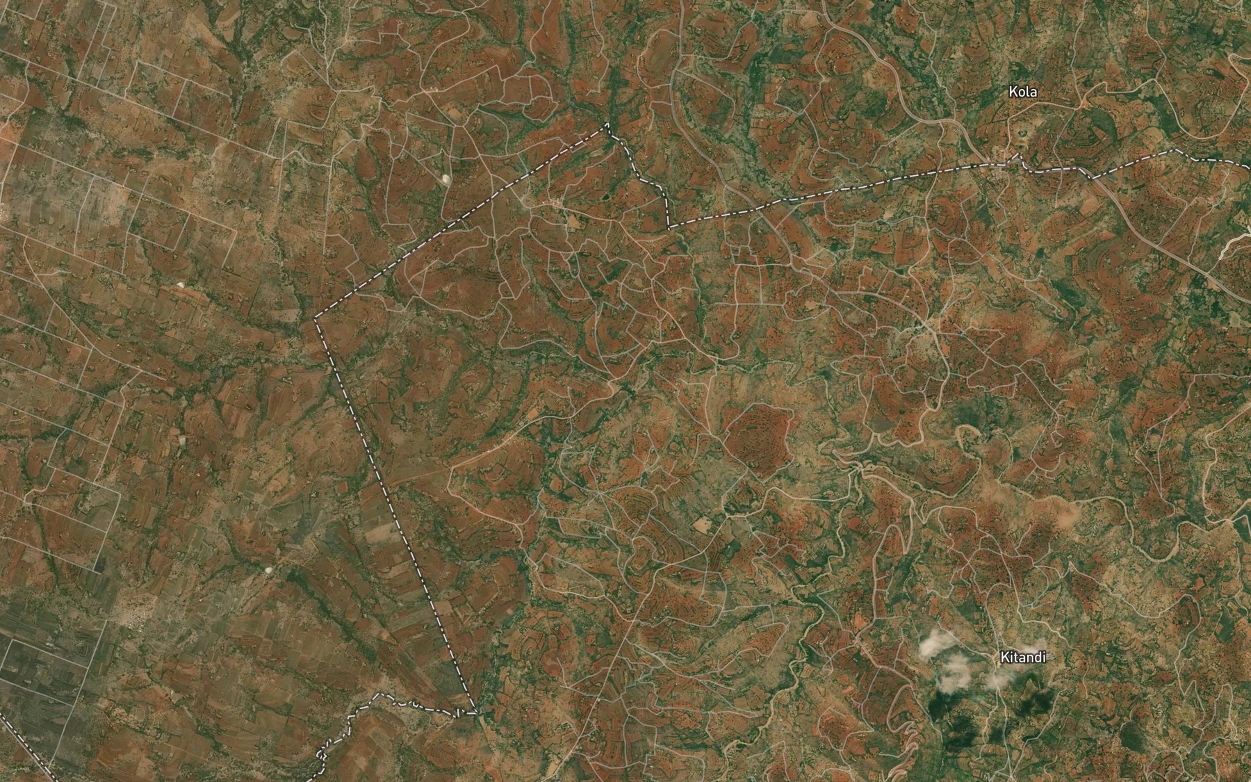 Satellite map of the Mikuyuni