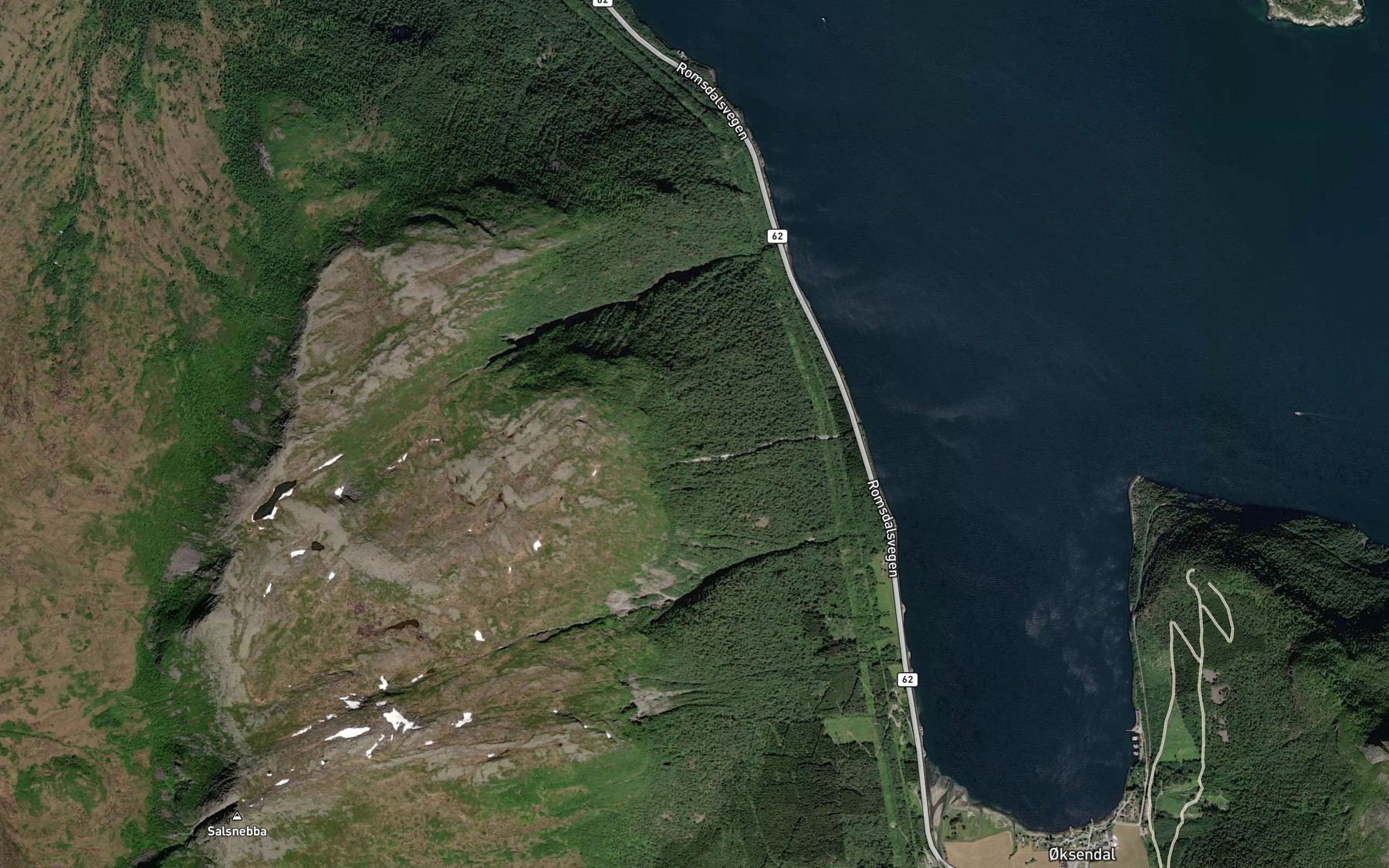 Satellite map of the Ytre Grytbekken