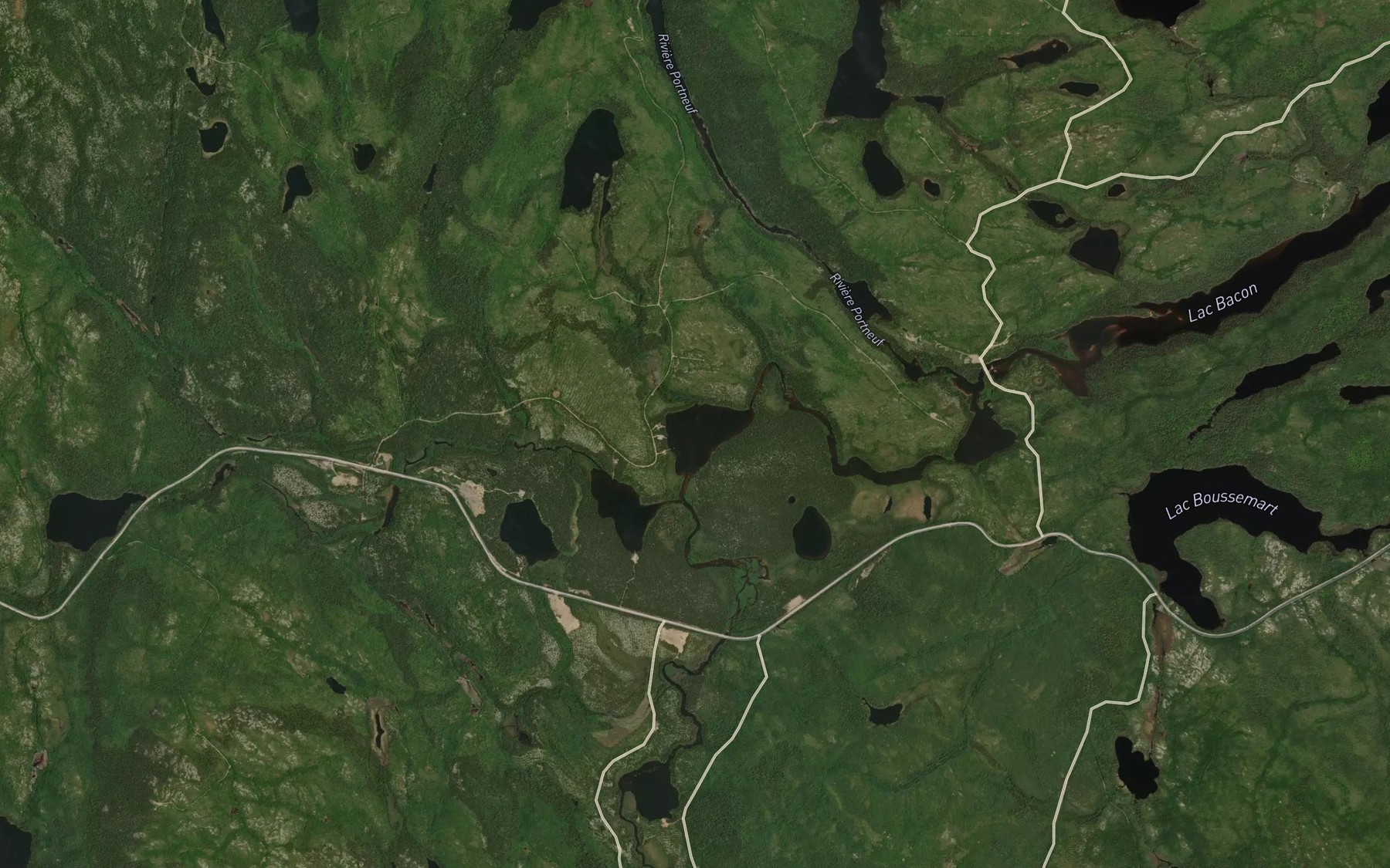 Satellite map of the Lac de l'Hysope