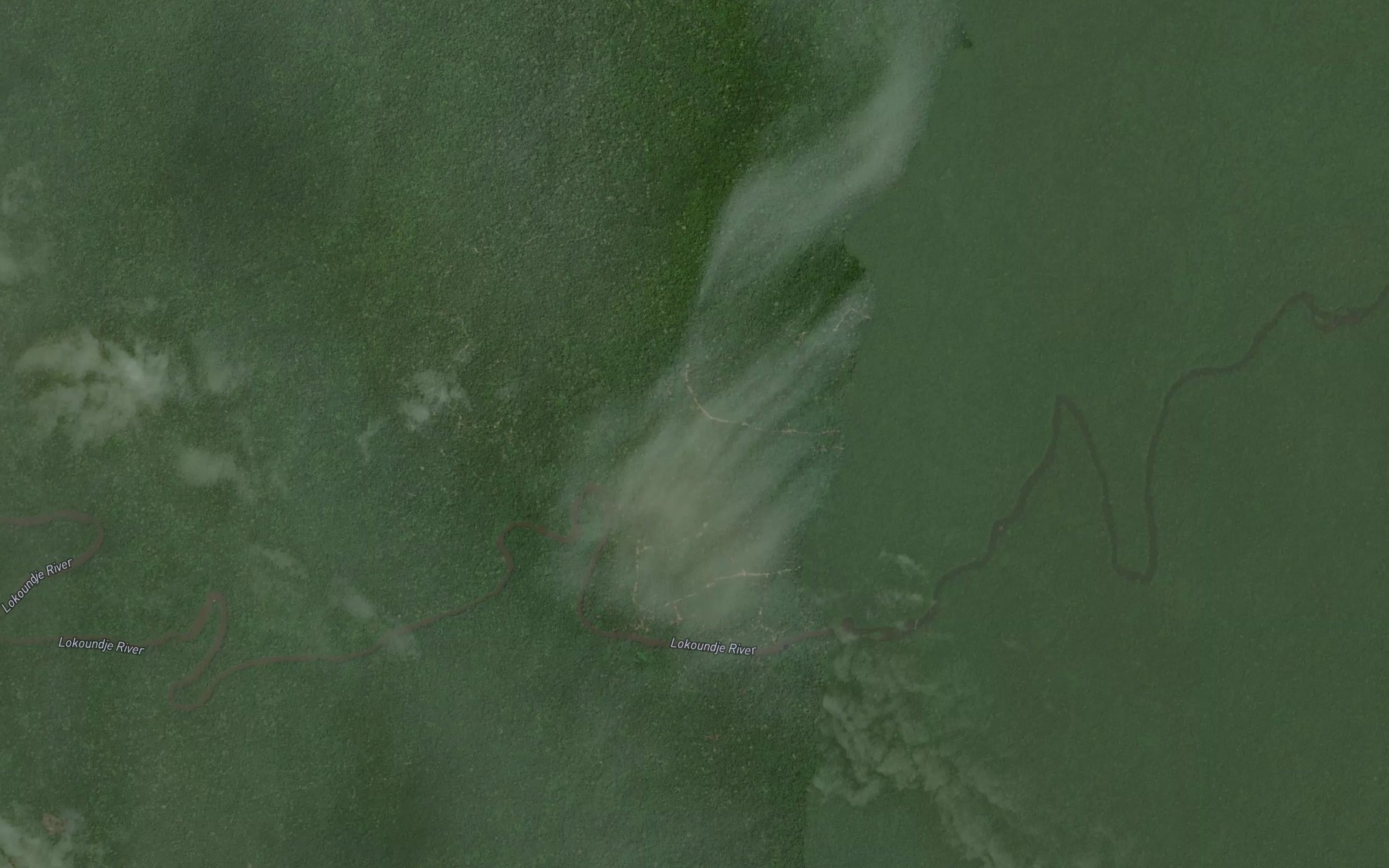 Satellite map of the Mbanya Ndioui