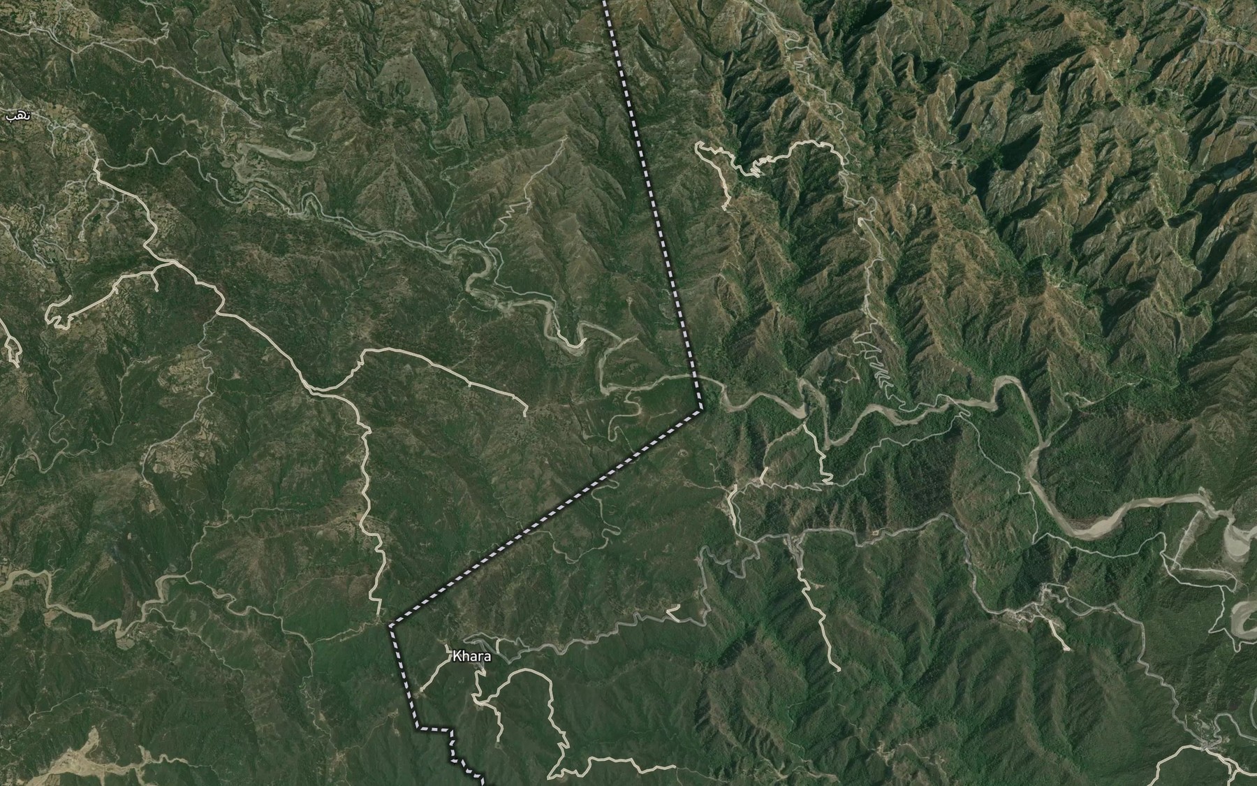 Satellite map of the Khajrale Kas