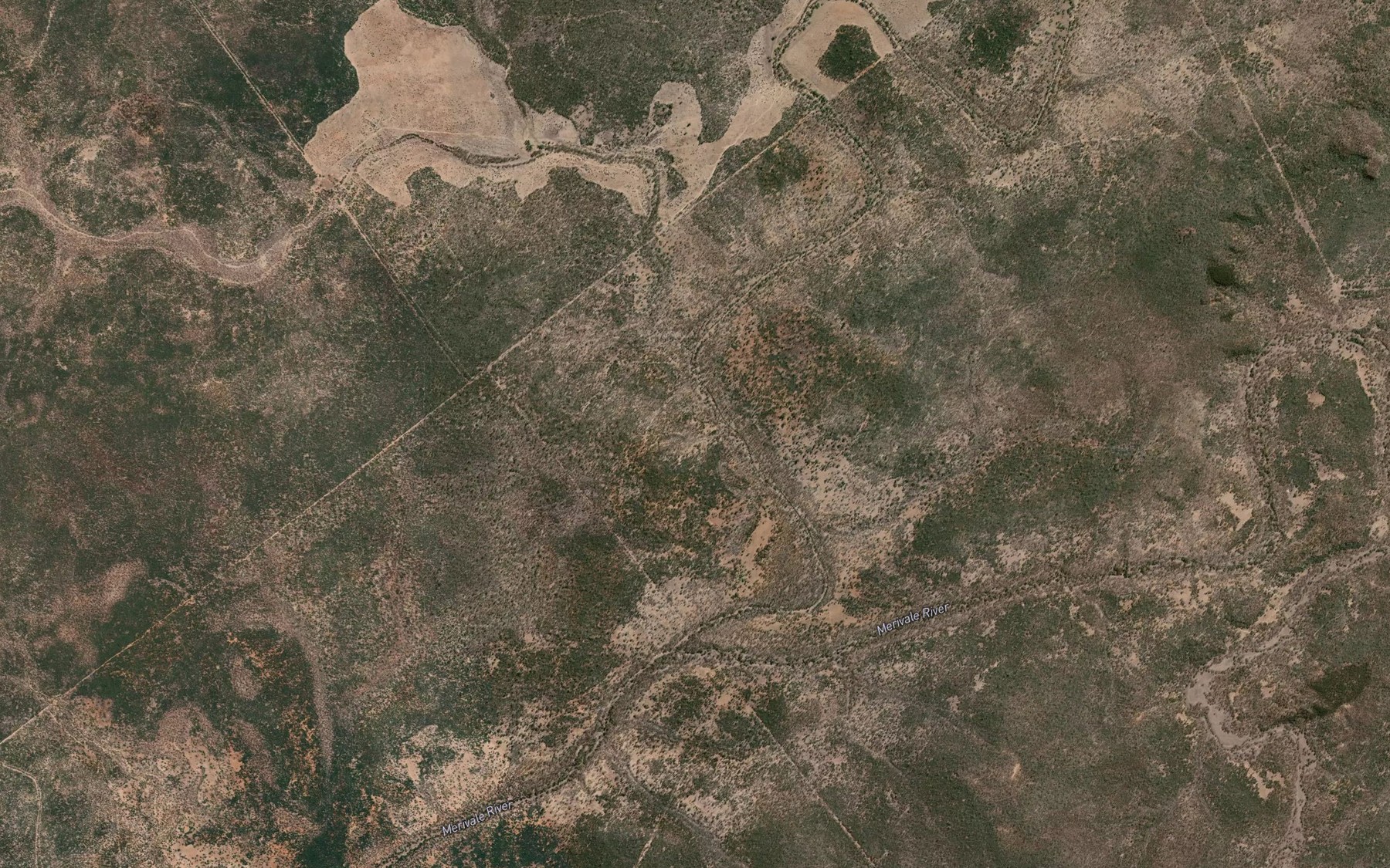 Satellite map of the Doyle Gully