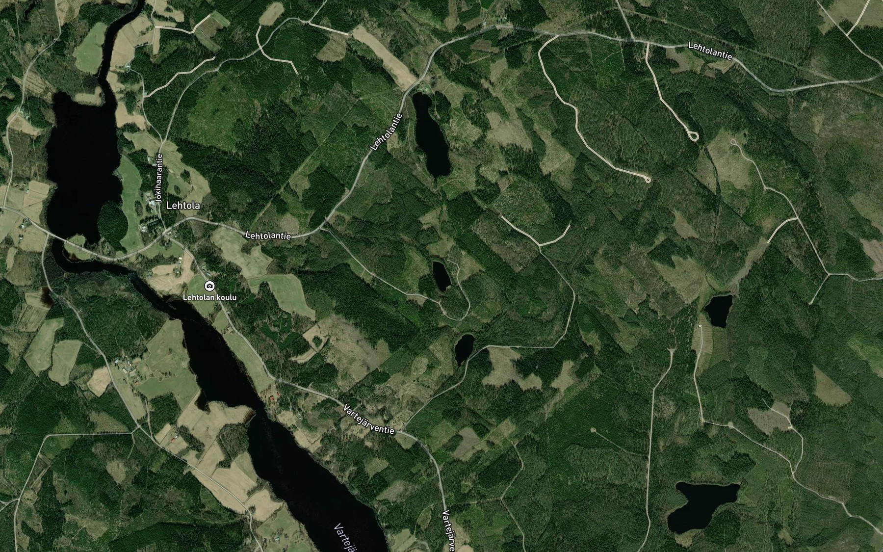 Satellite map of the Rauskalampi
