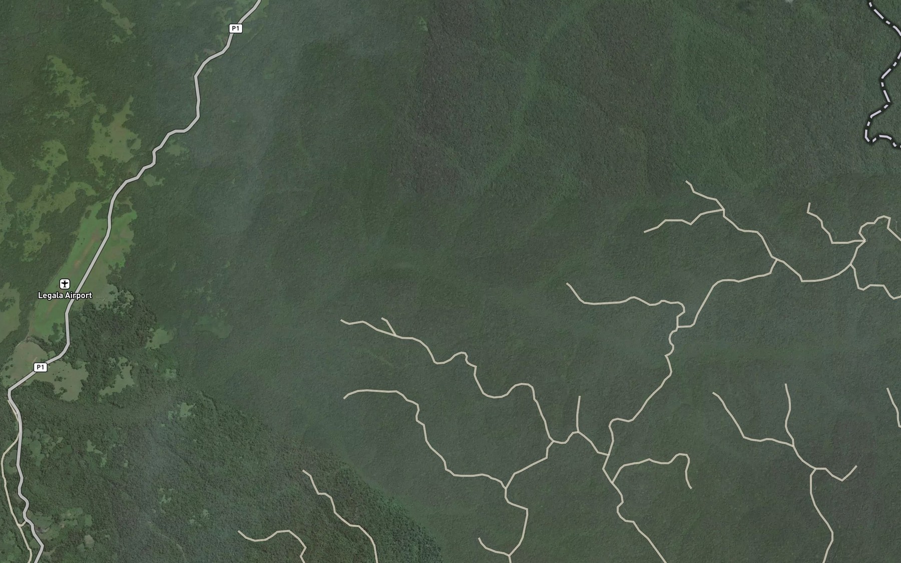 Satellite map of the Bakoso