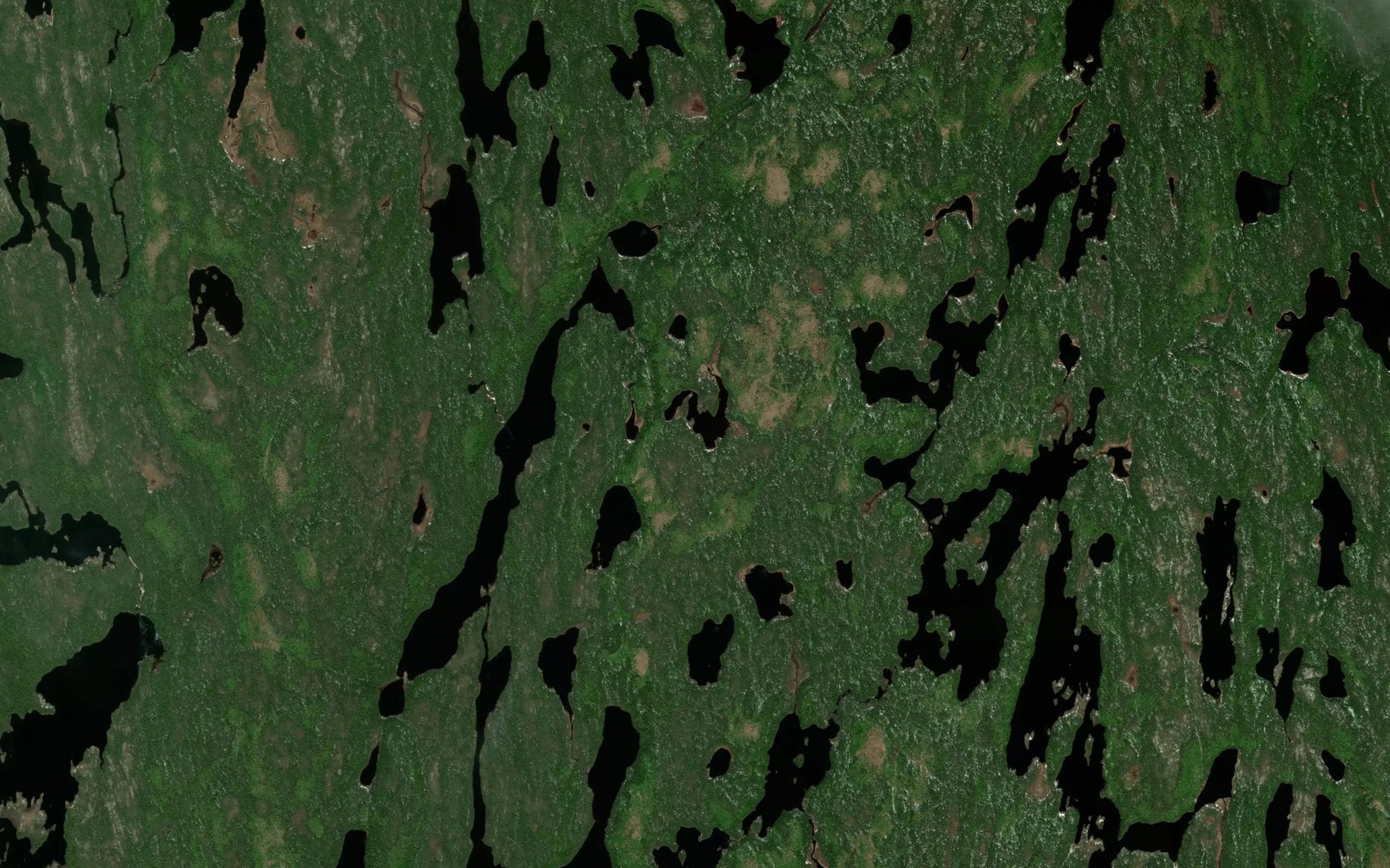 Satellite map of the Lac Salome