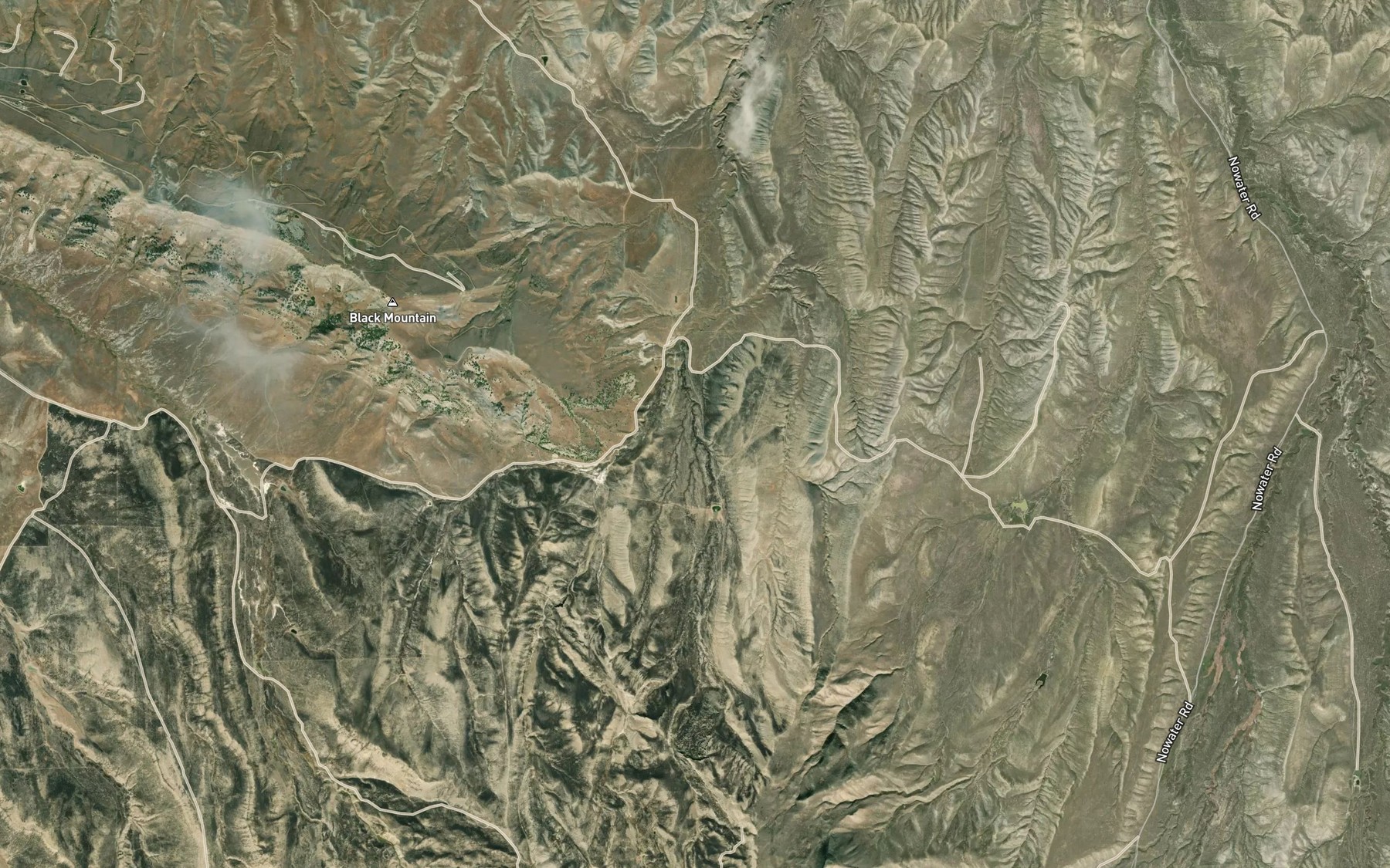 Satellite map of the Arnold Reservoir