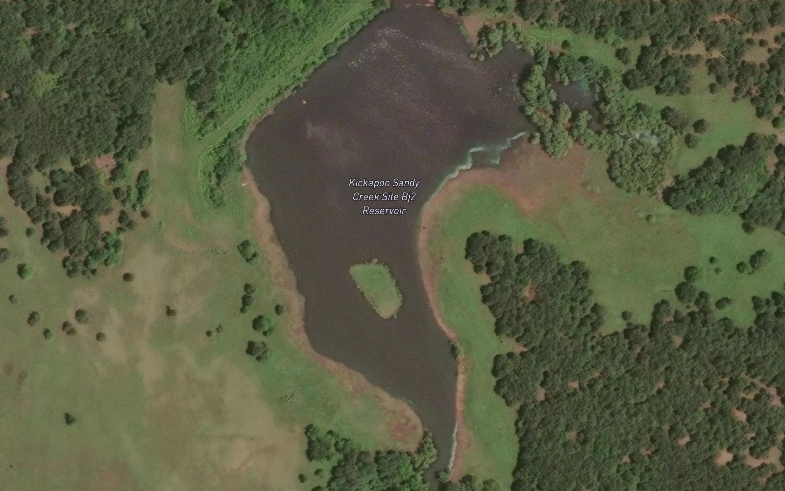 Kickapoo Sandy Creek Site Bj2 Reservoir