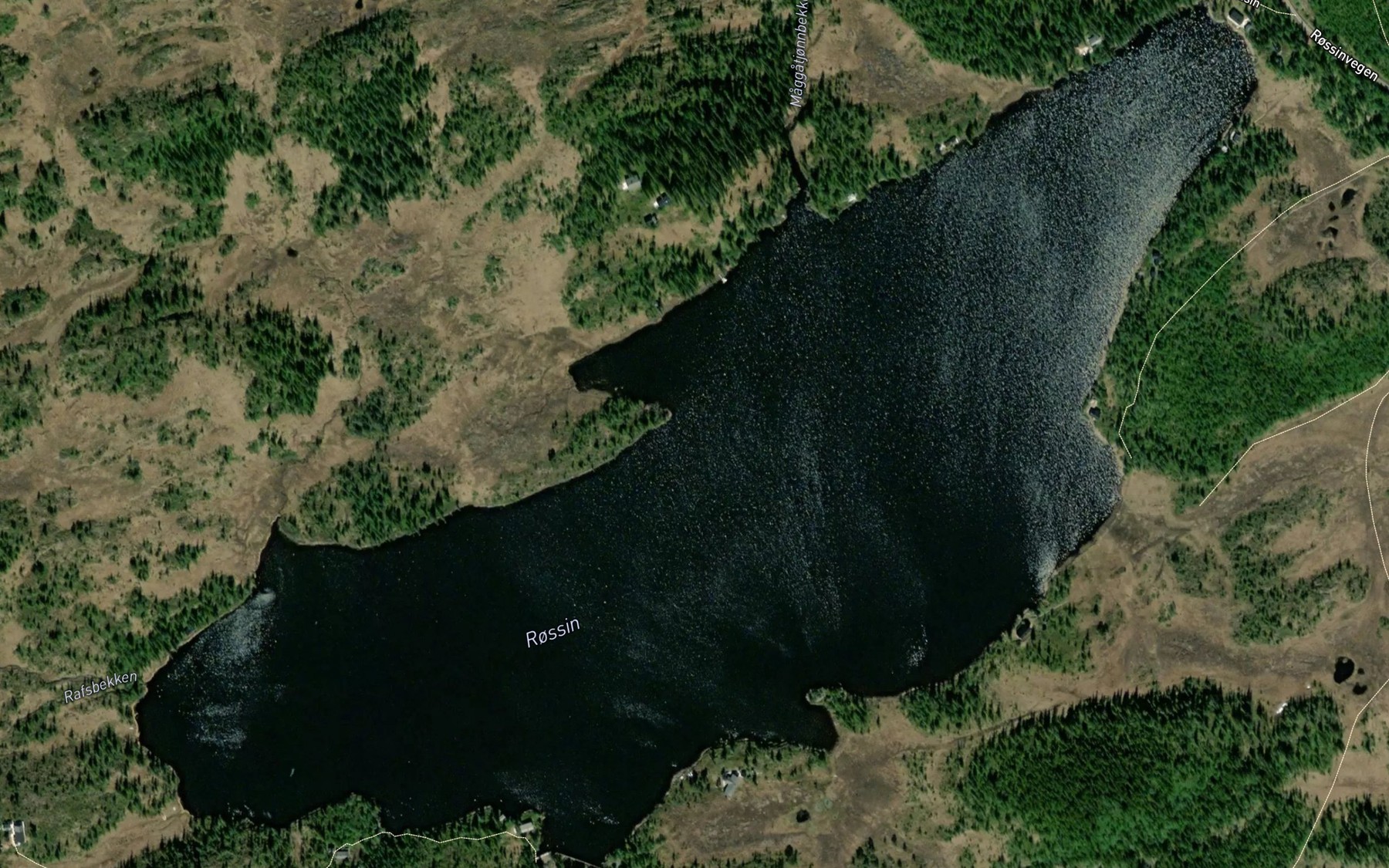 Satellite map of the Rodsin