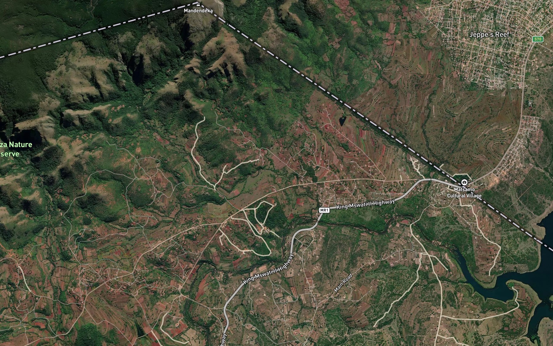 Satellite map of the Mbongozi