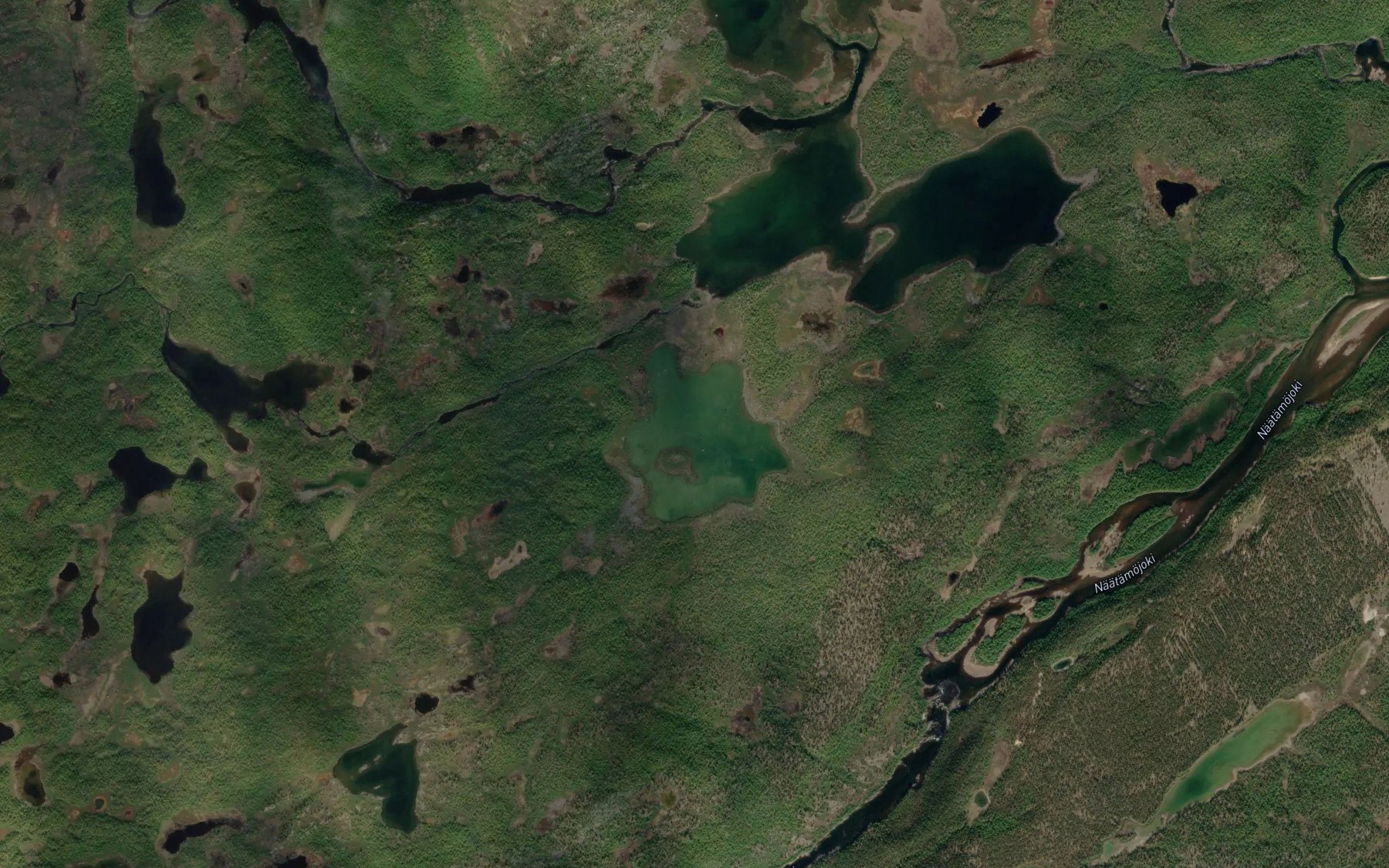 Satellite map of the Kuivajarvi