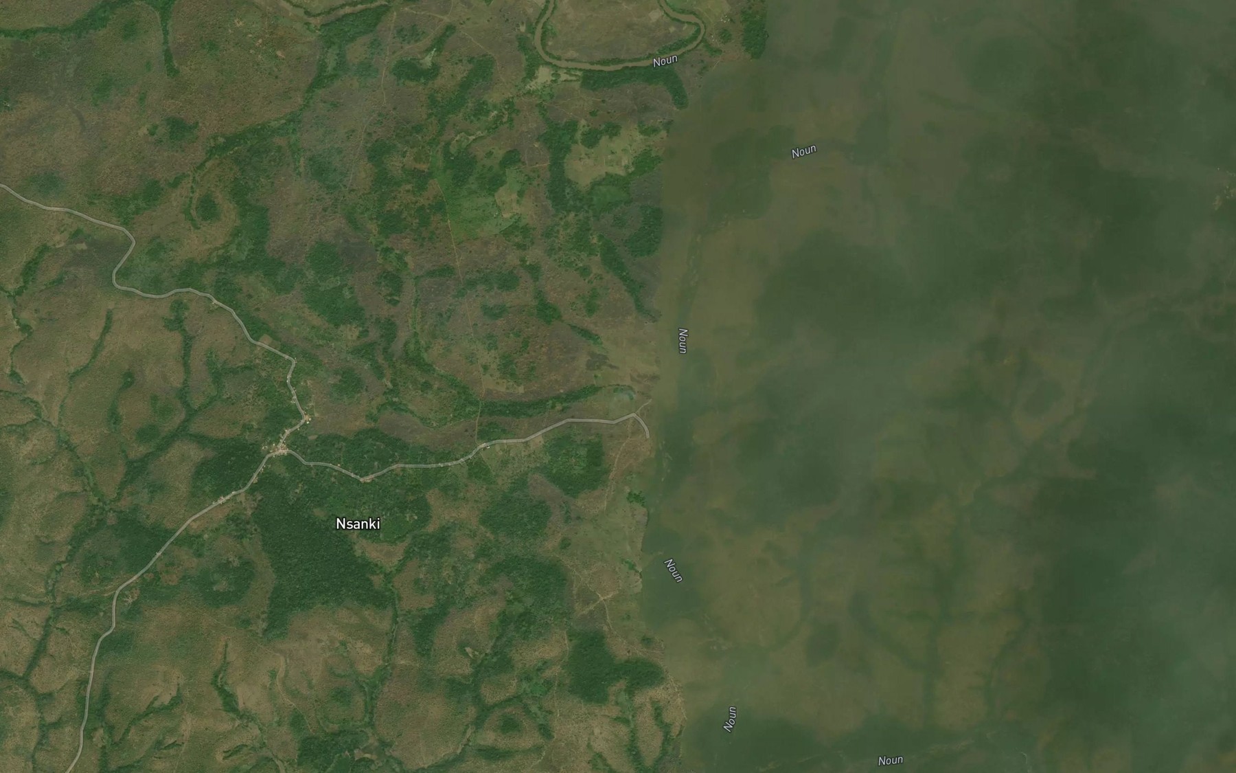 Satellite map of the Ntuan Vat