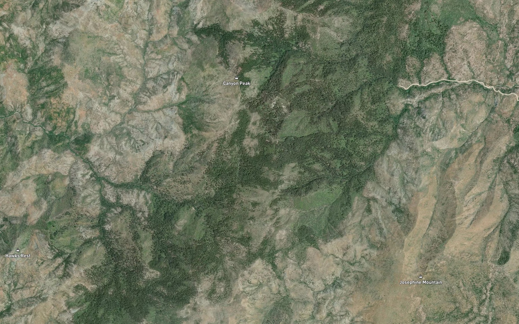 Satellite map of the Cold Spring