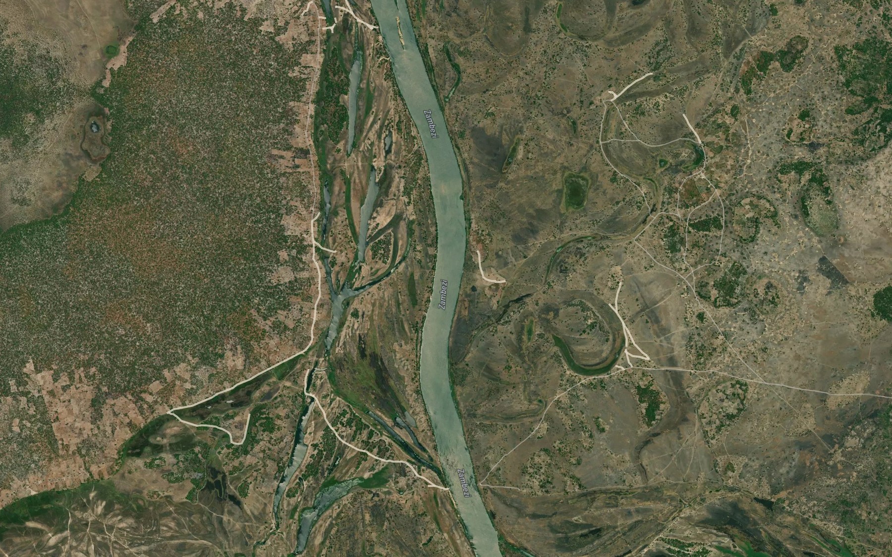 Satellite map of the Munga