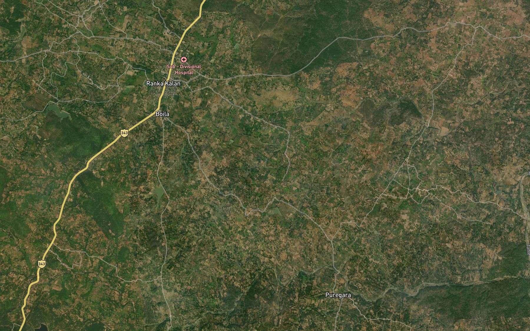 Satellite map of the Tantanwa Nadi