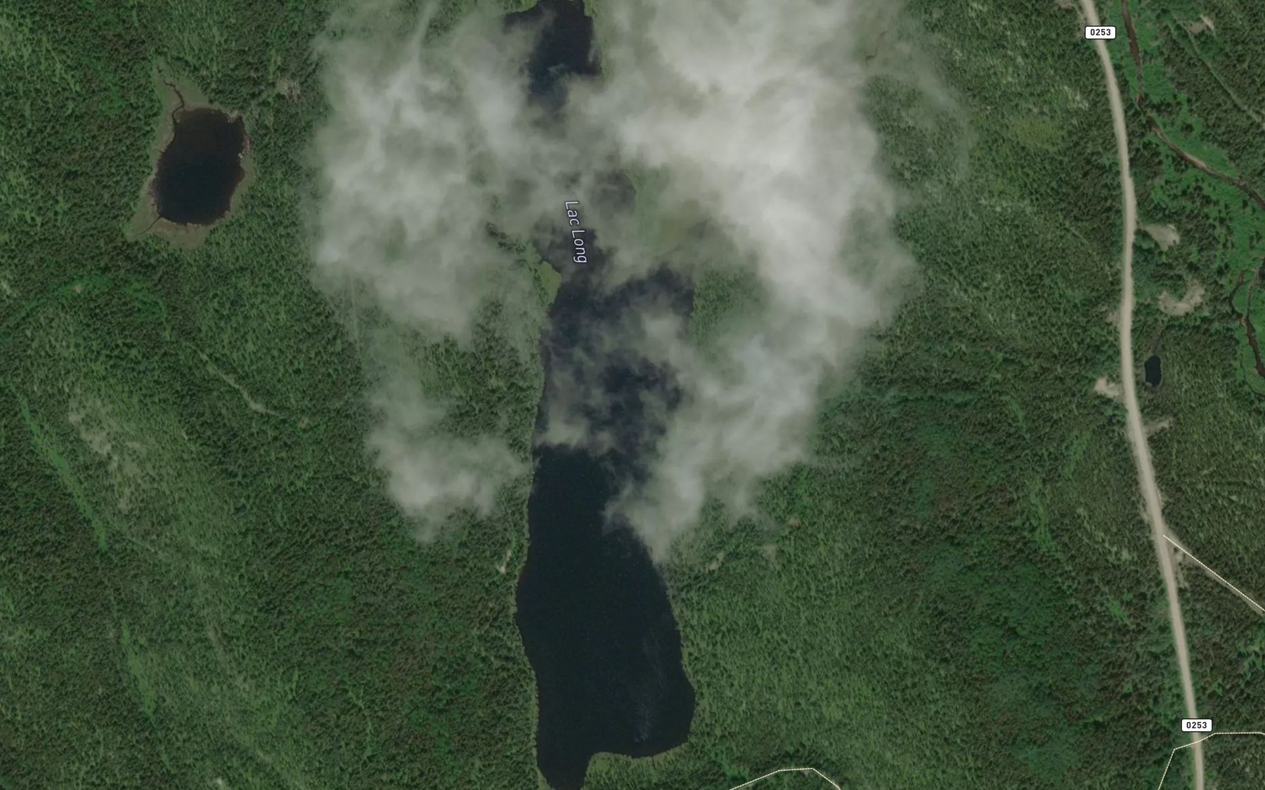 Satellite map of the Lac Long