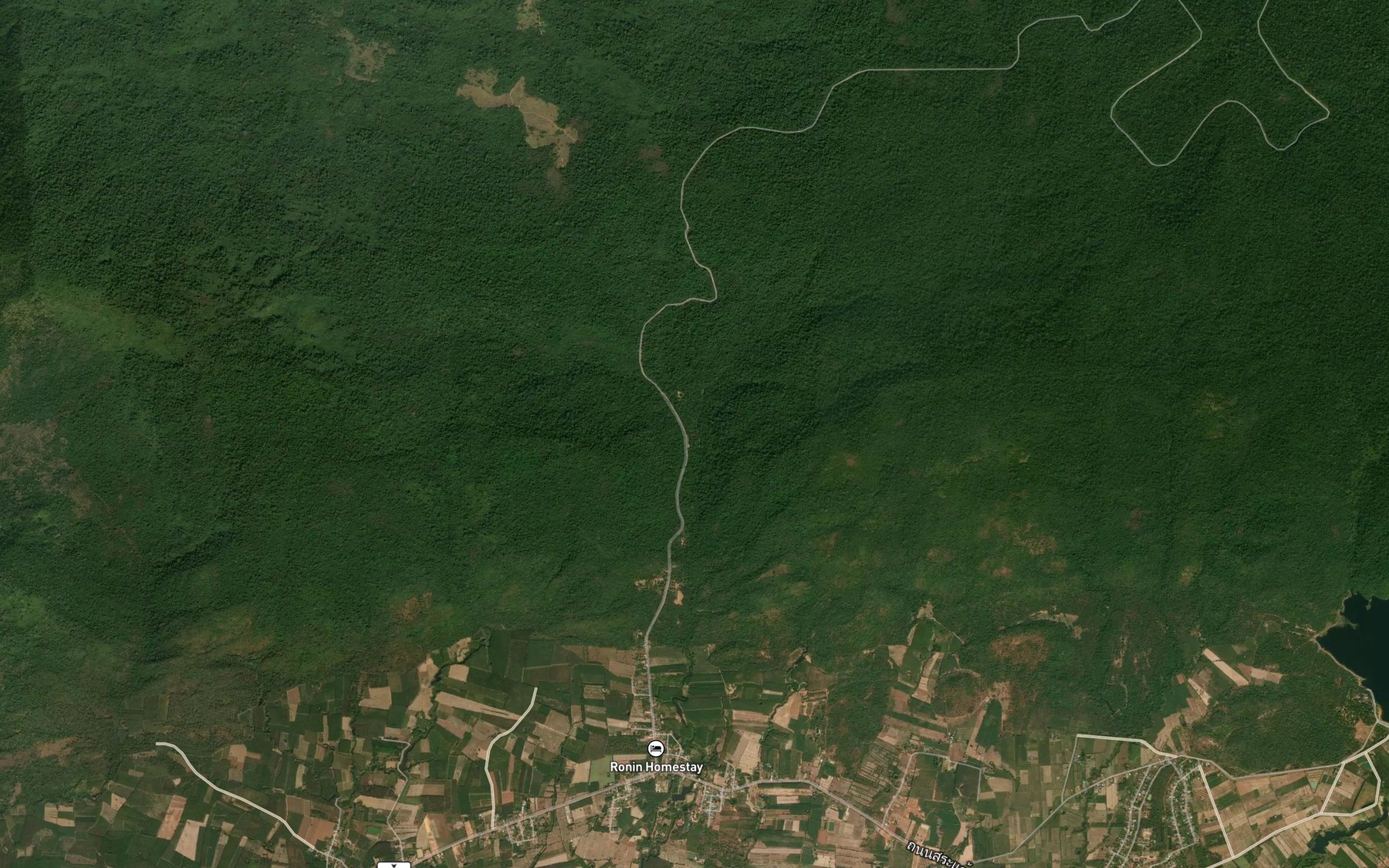 Satellite map of the Nam Tok Pang Sida