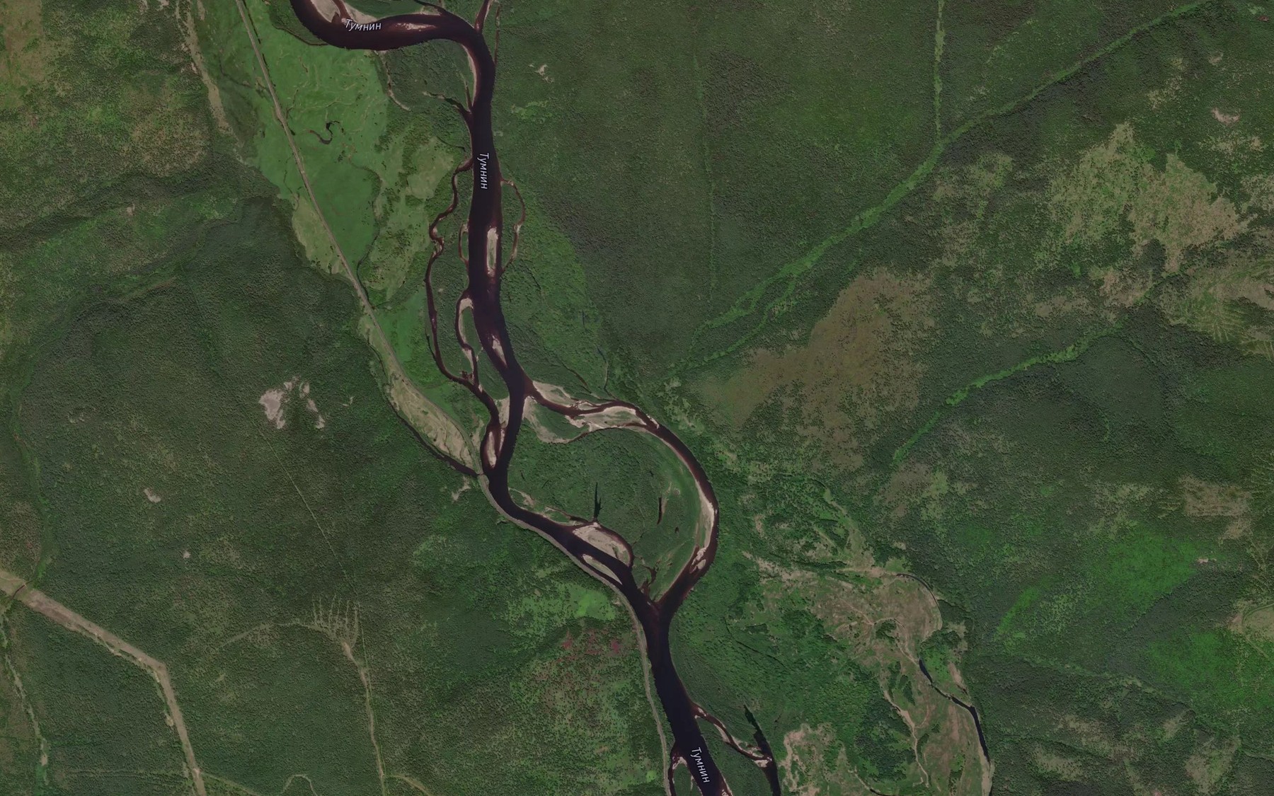 Satellite map of the Dzhugzha
