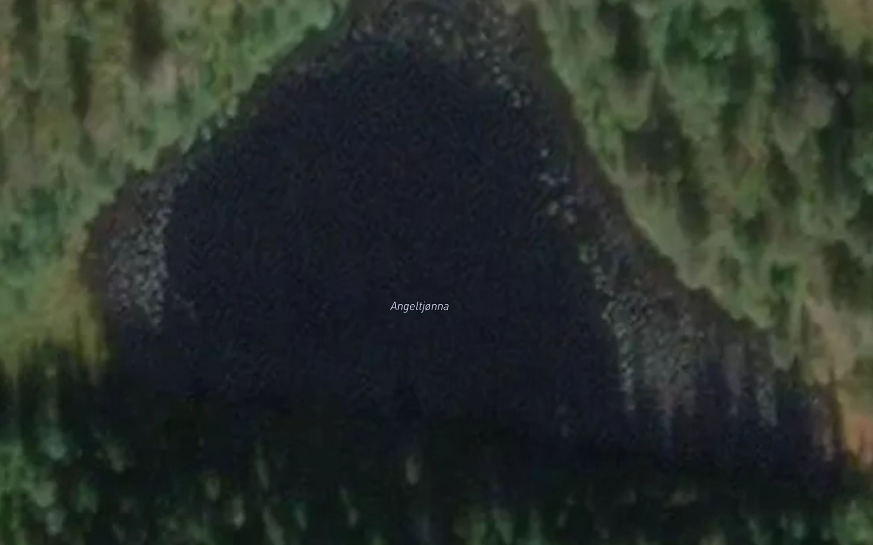 Satellite map of the Angeltjonna