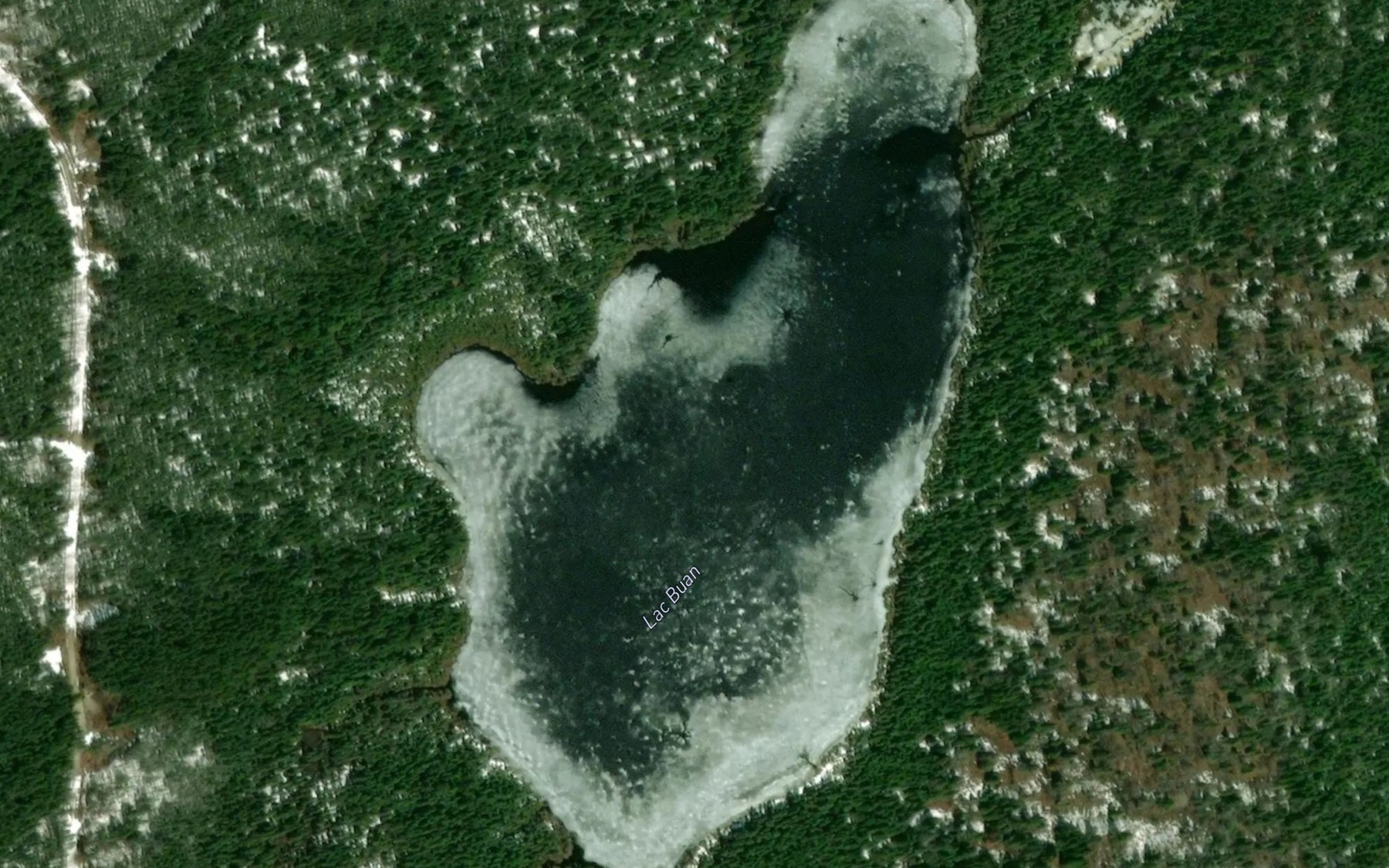 Satellite map of the Lac Buan