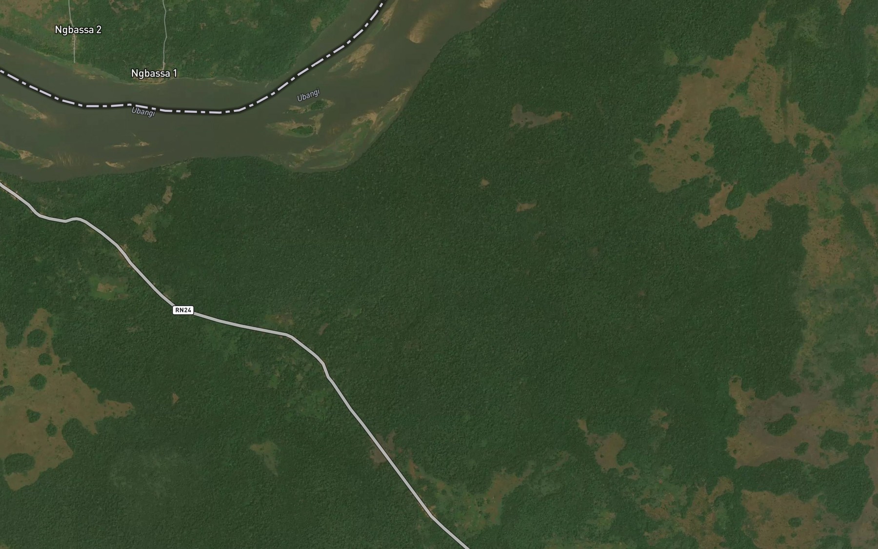 Satellite map of the Borengo