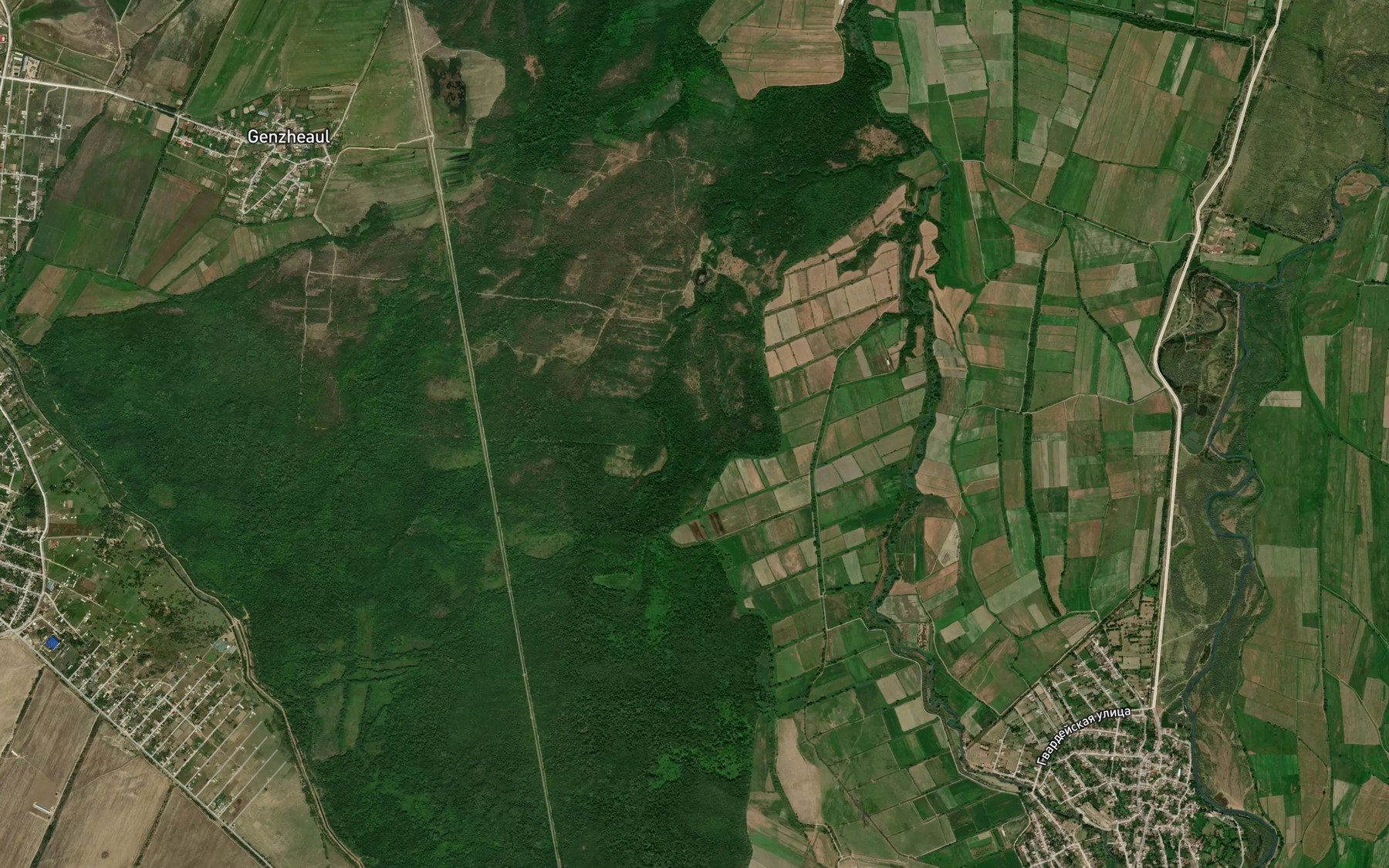 Satellite map of the Balka Esmen