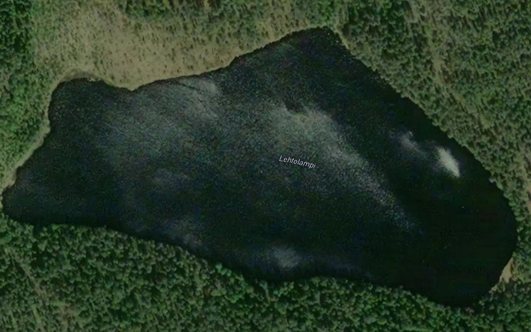 Satellite map of the Lehtolampi