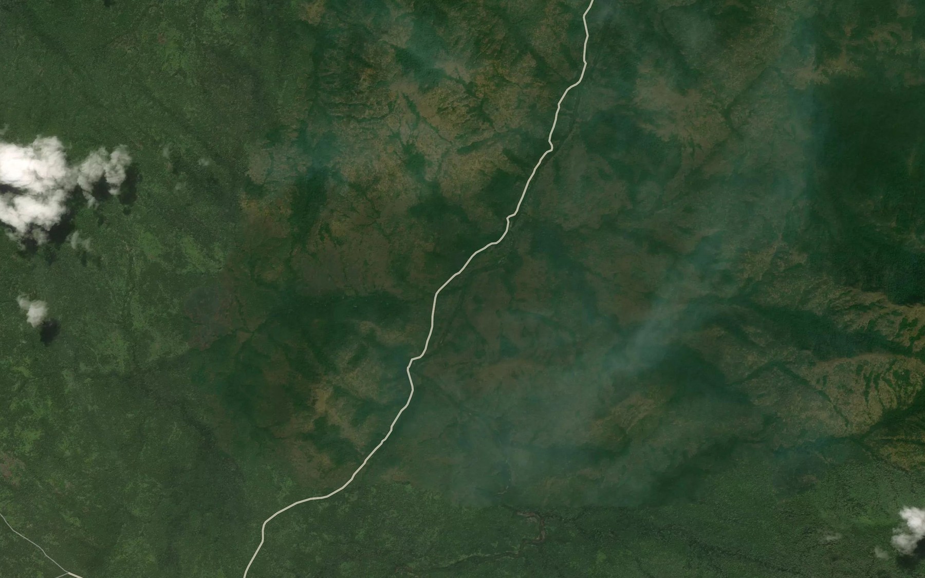 Satellite map of the River Jarendi
