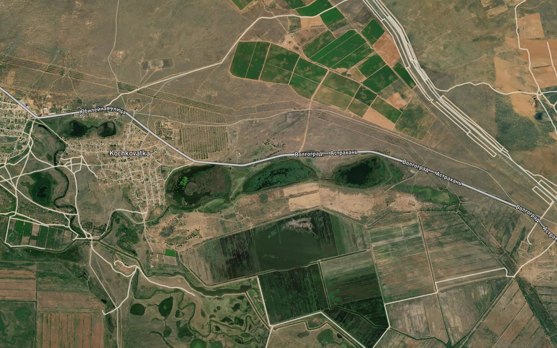 Satellite map of the Ozero Sredneye