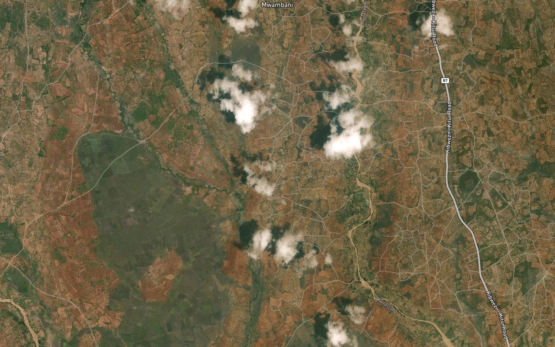 Satellite map of the Nzolani