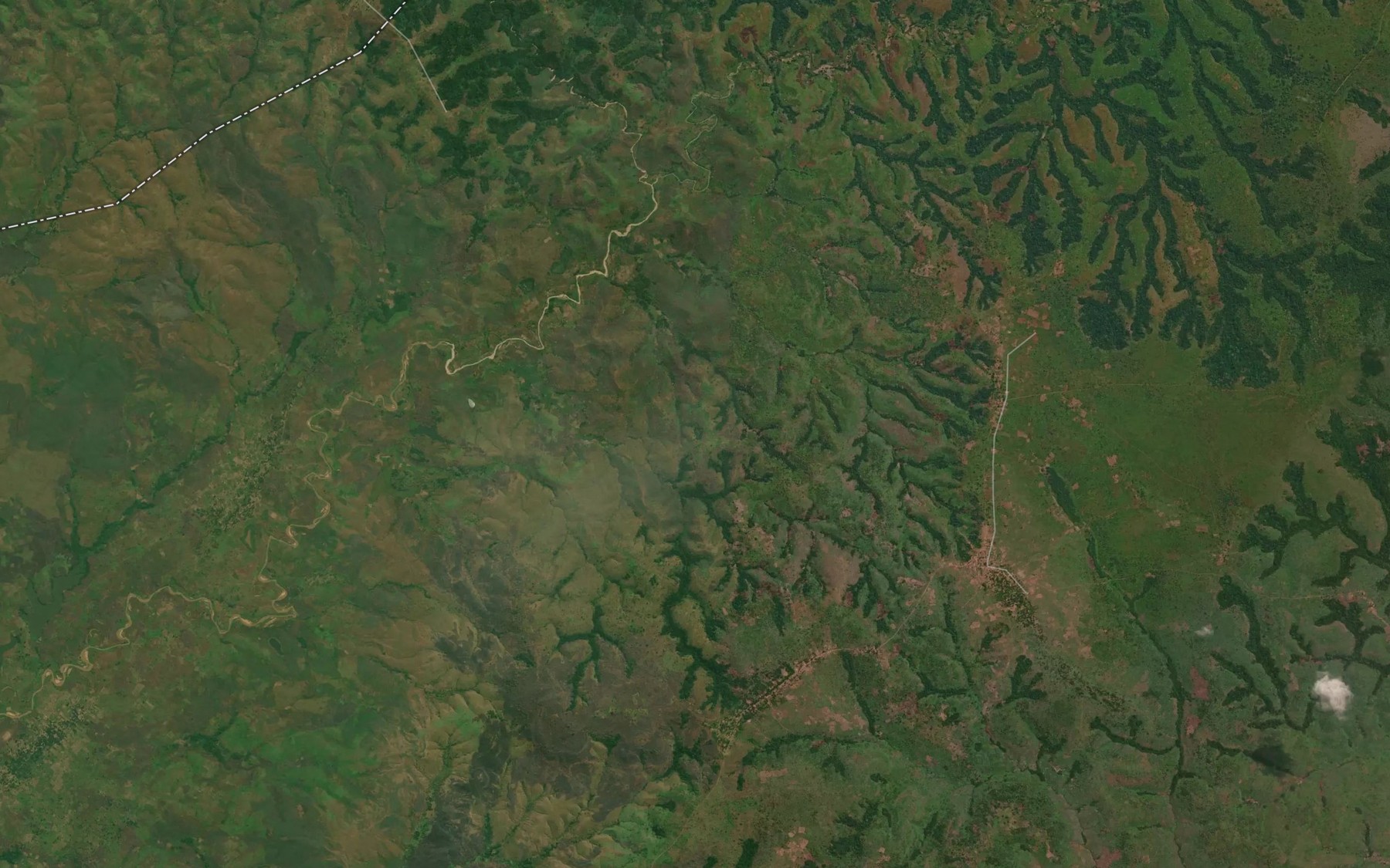 Satellite map of the Muluisa