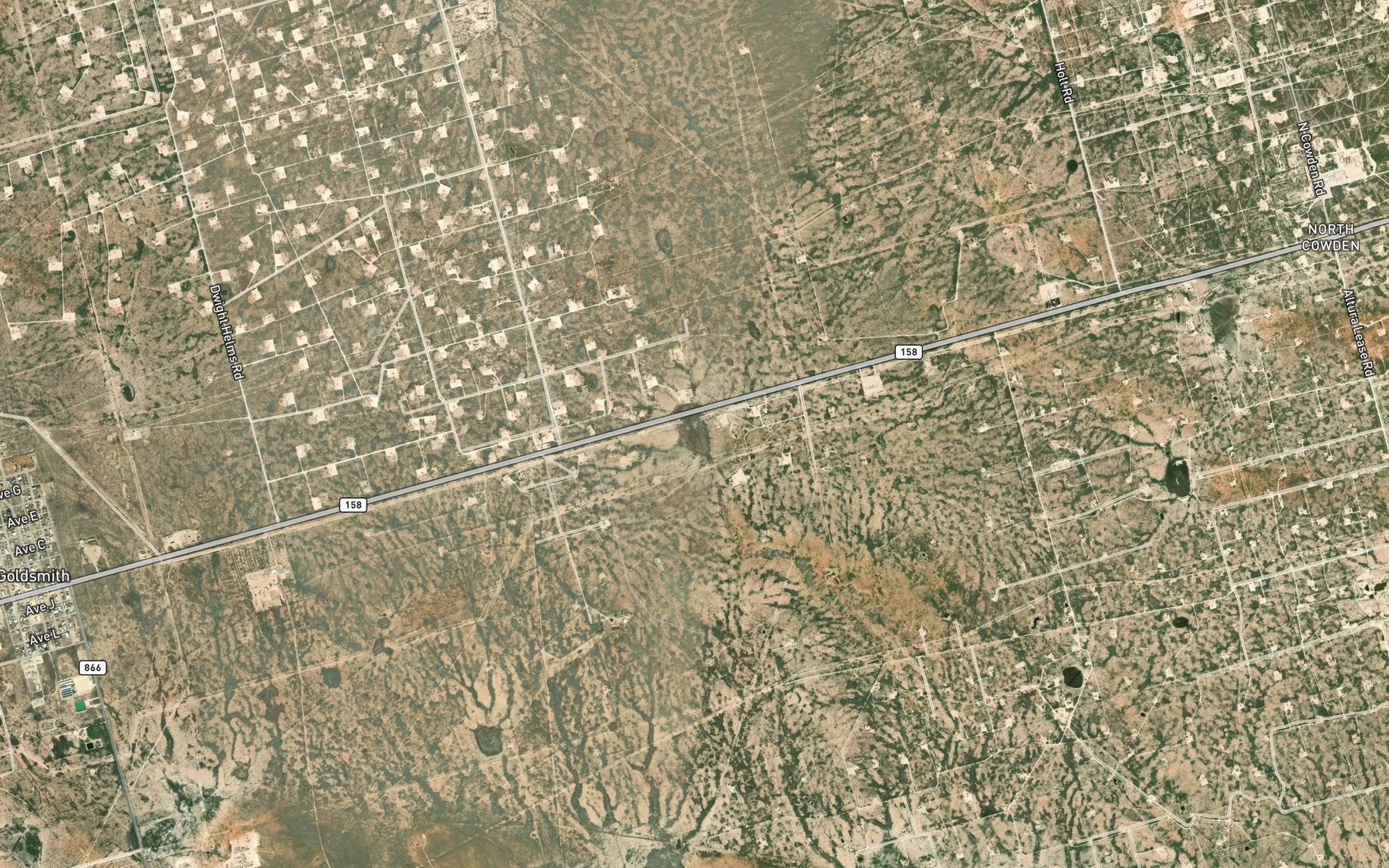 Satellite map of the Northwest Lake