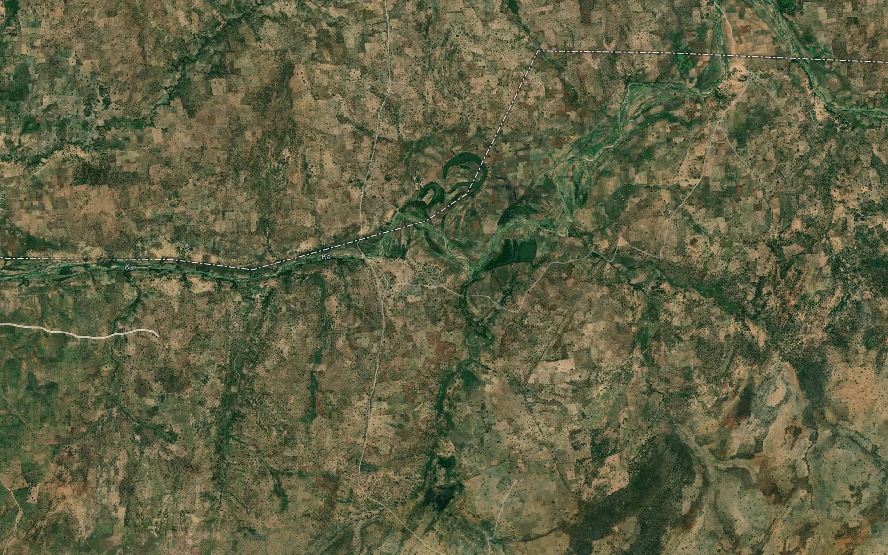 Satellite map of the Gulbin-Ka