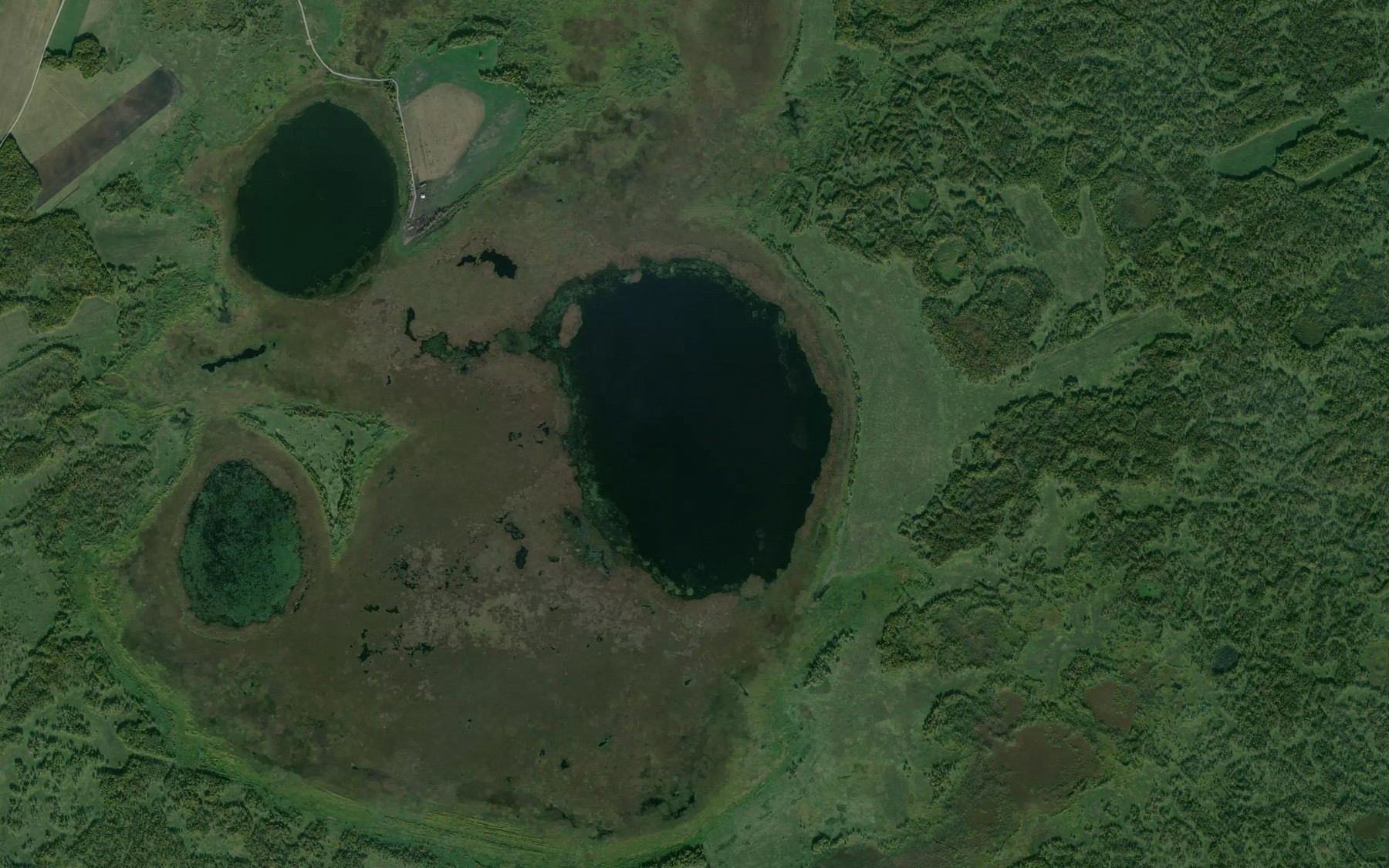 Satellite map of the Ozero Udilovskoye