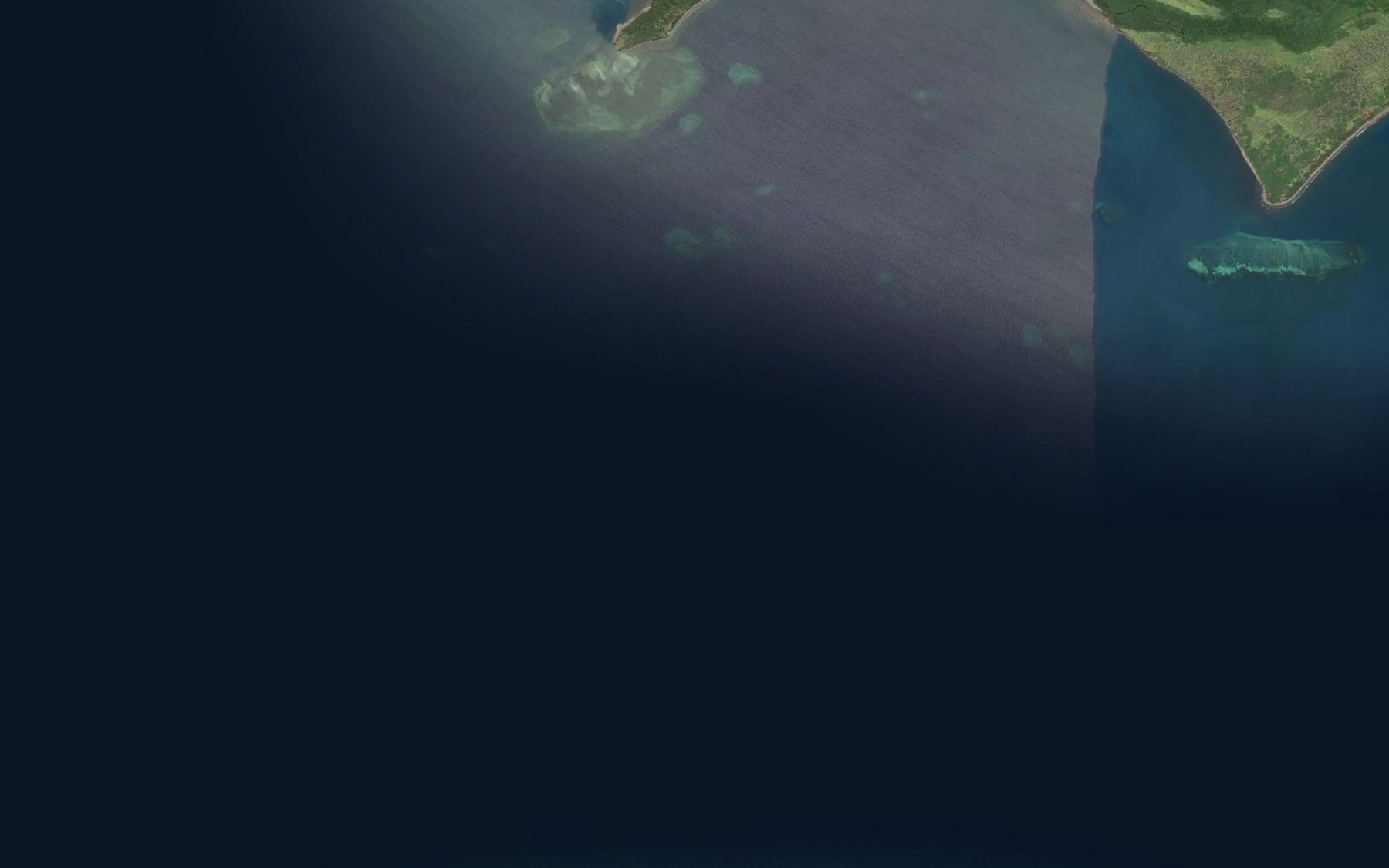 Satellite map of the Varoe Reef