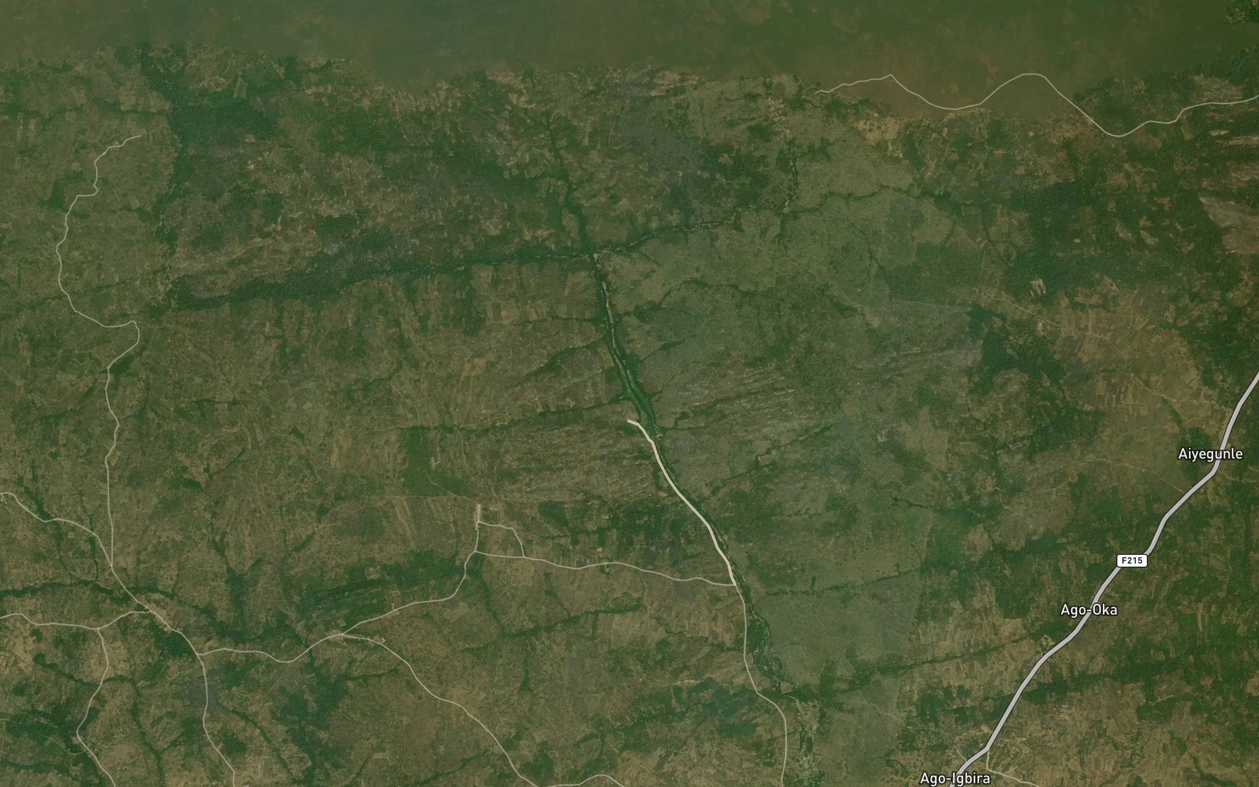 Satellite map of the Owo-Reservoir