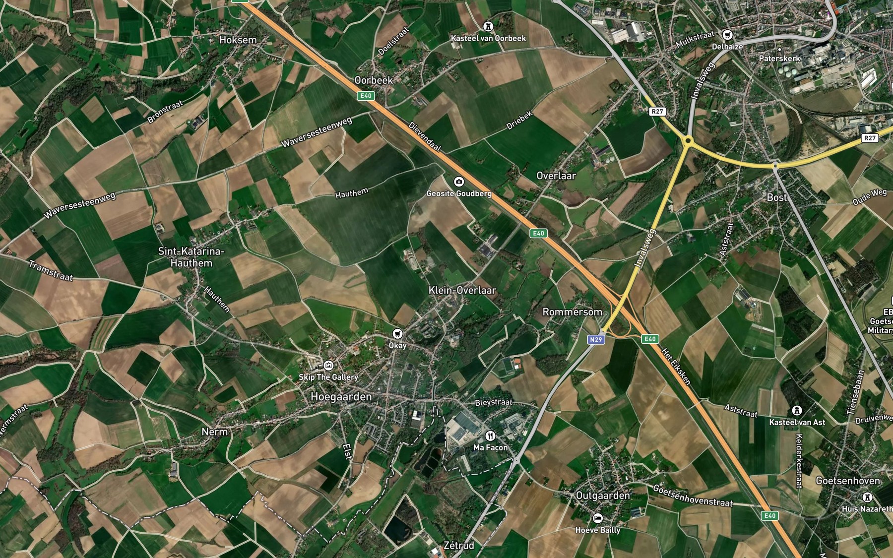 Satellite map of the Nermbeek