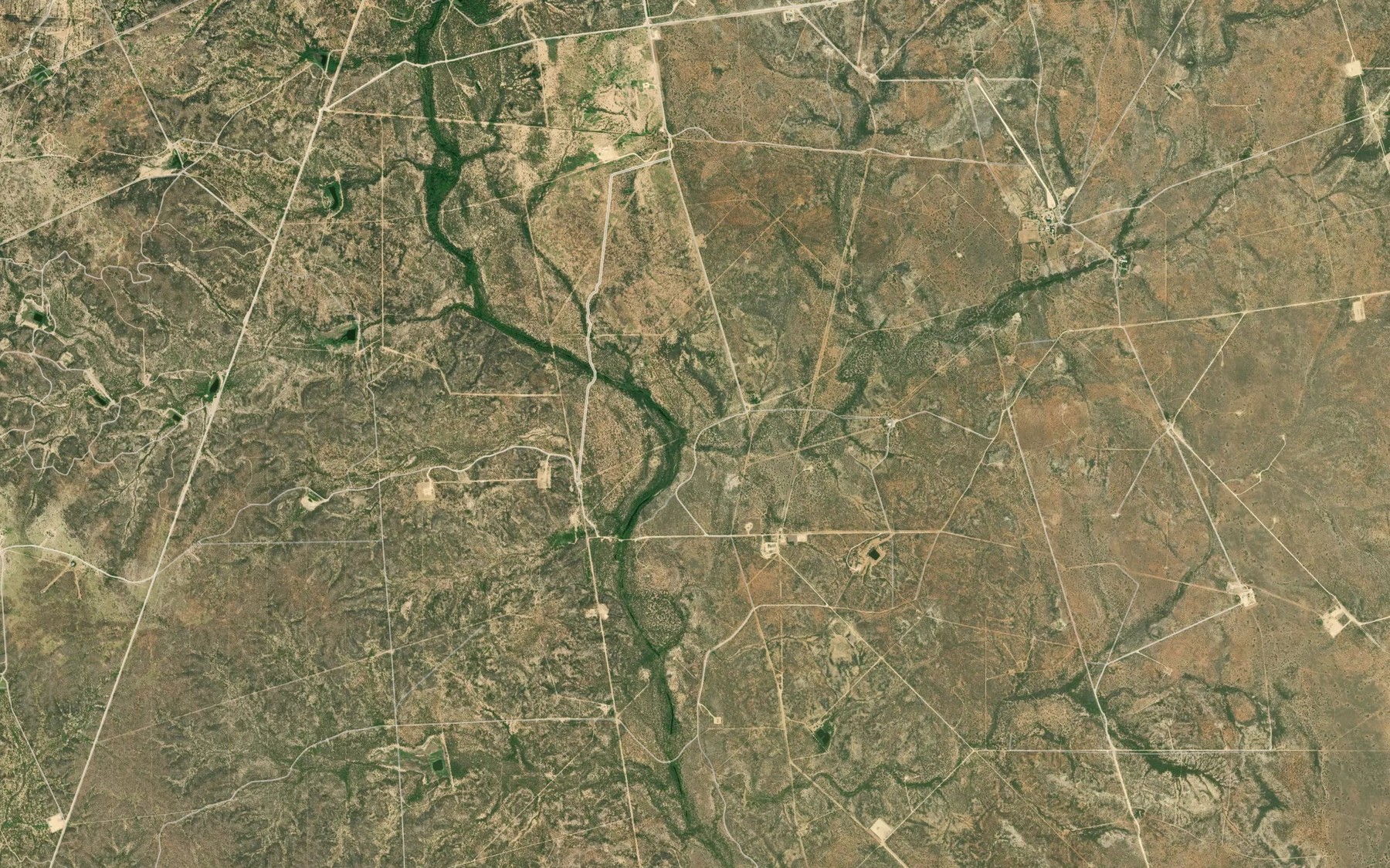 Satellite map of the San Pedro Creek