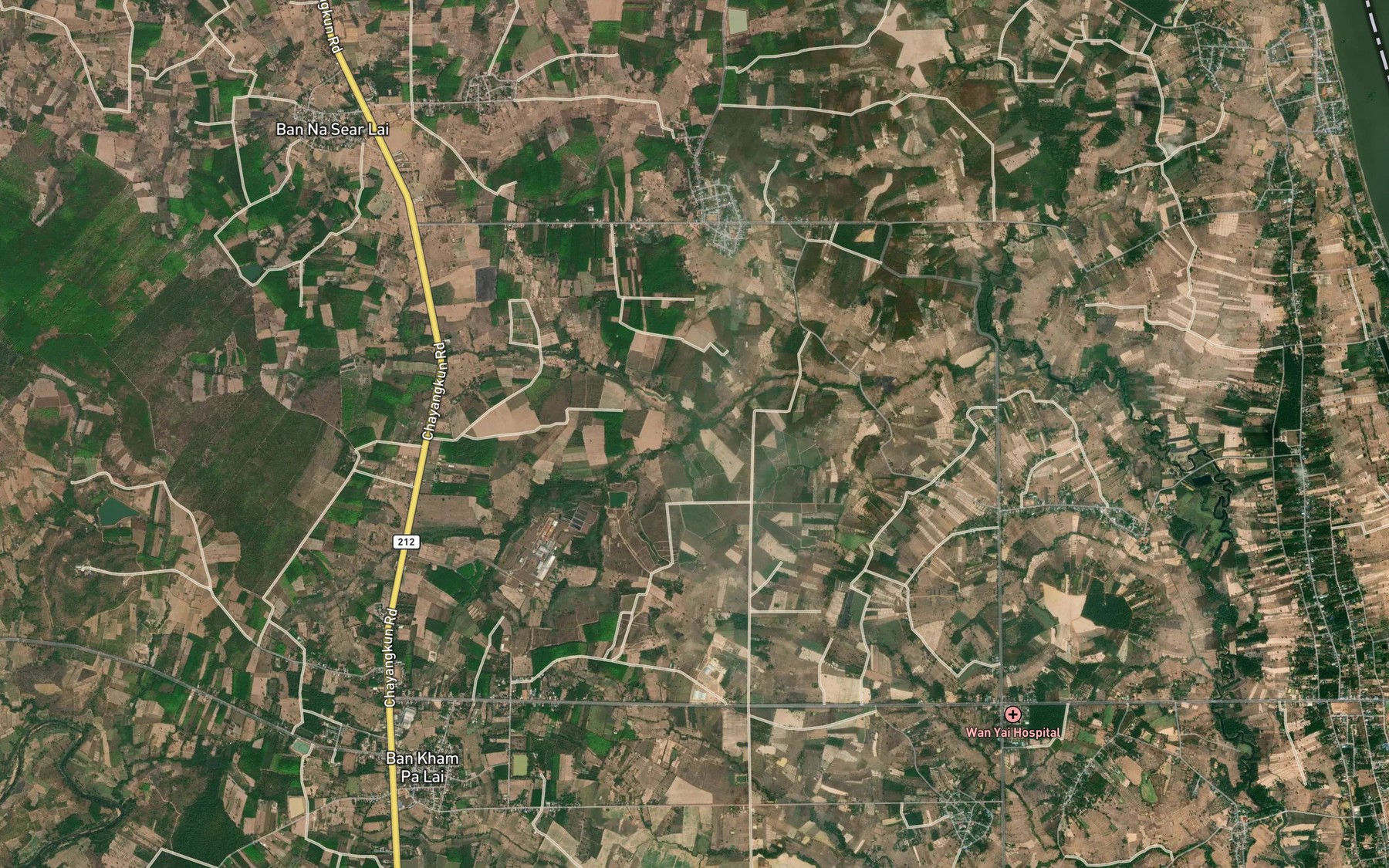 Satellite map of the Huai Hin Lap