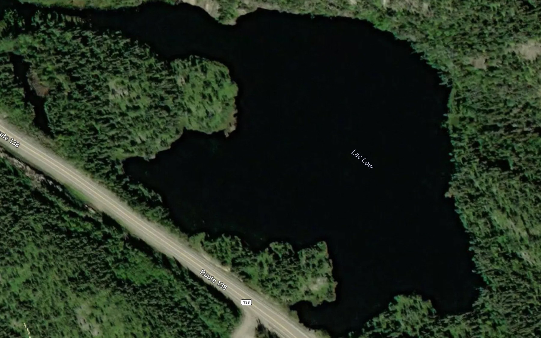 Satellite map of the Lac Low