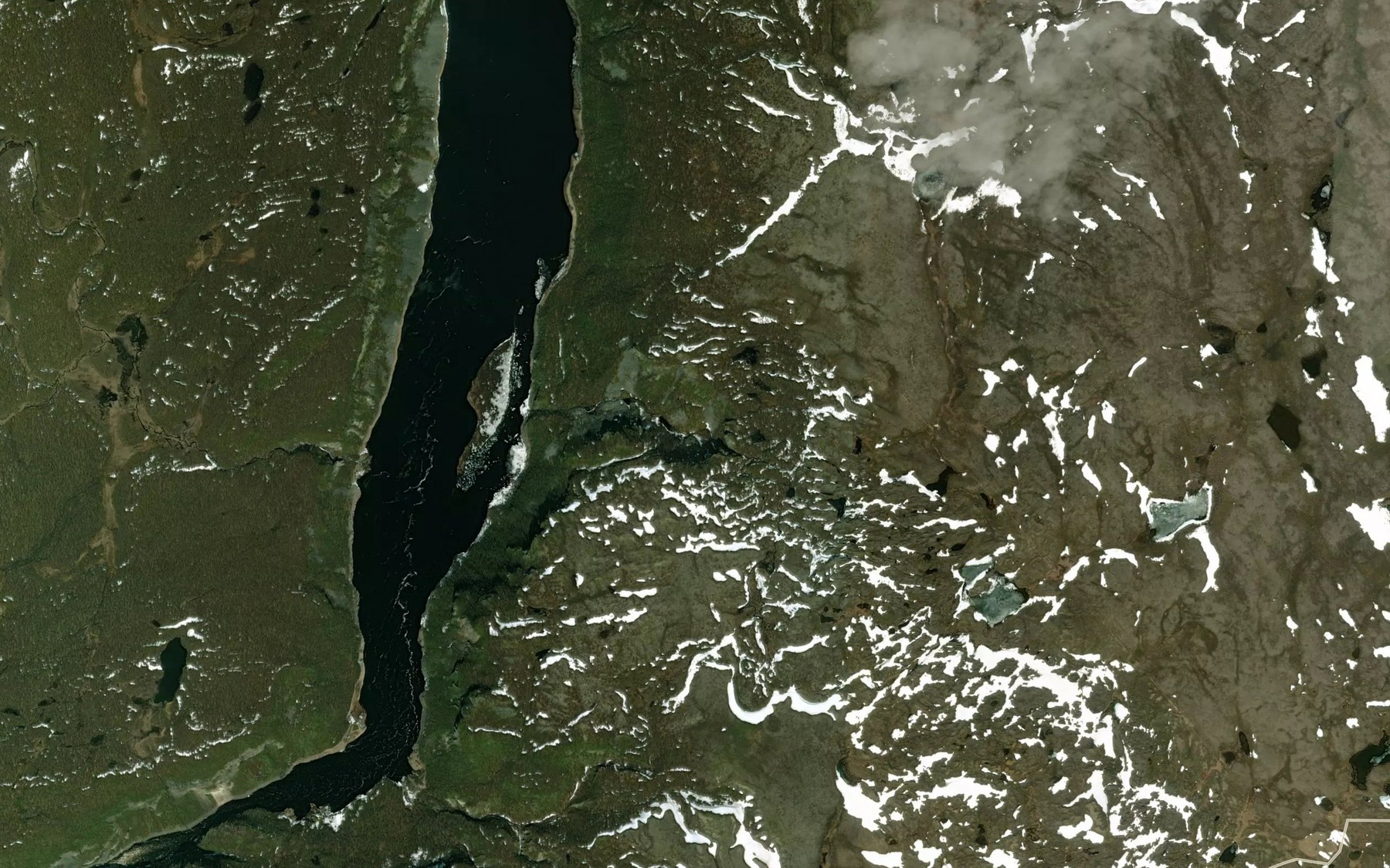 Satellite map of the Savustanavnejakka