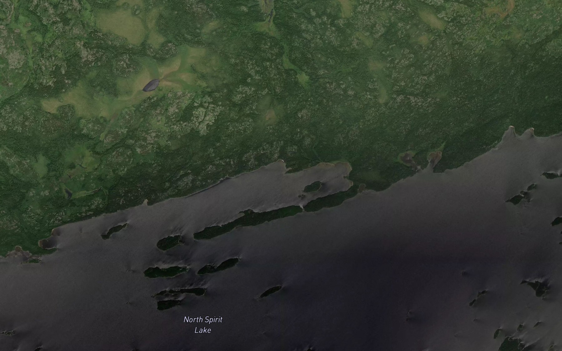 Satellite map of the MacDonalds Bay
