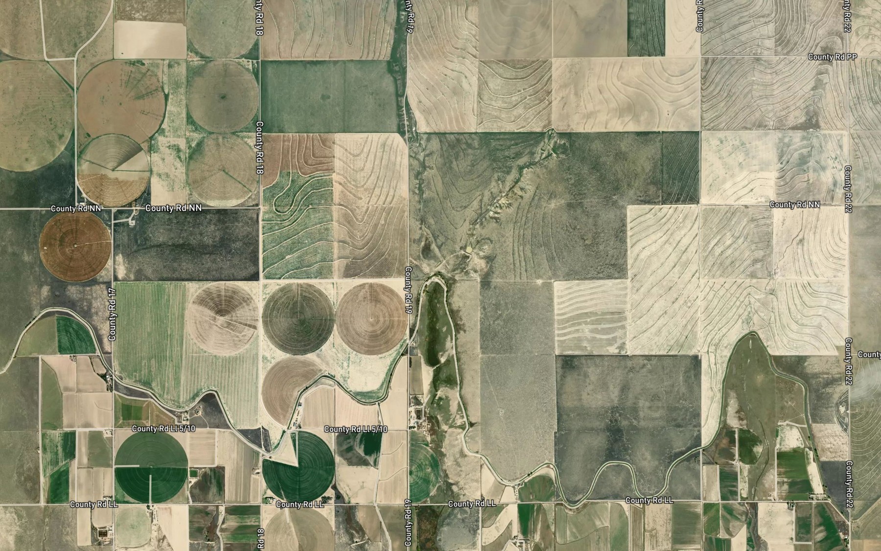 Satellite map of the West Fork Cottonwood Creek