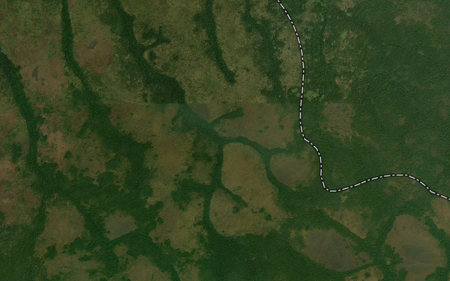 Satellite map of the Bagoya