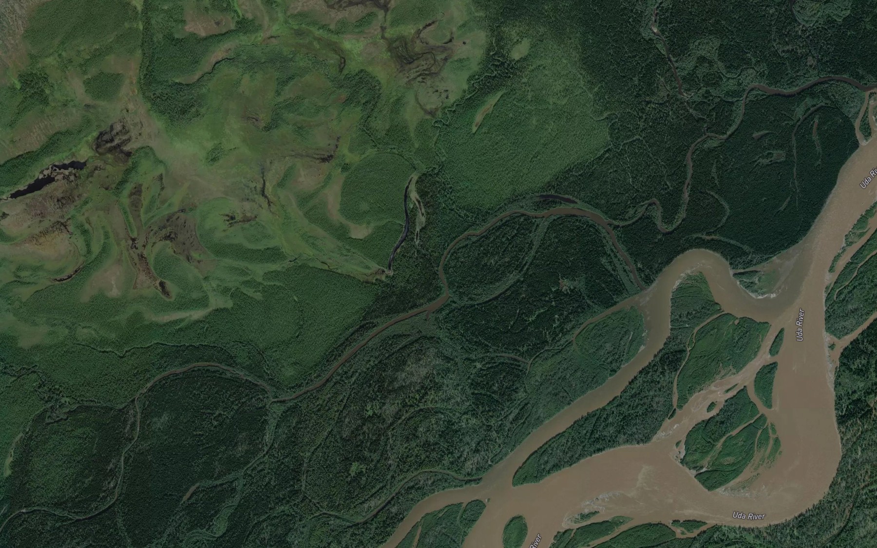 Satellite map of the Dzhagdagin