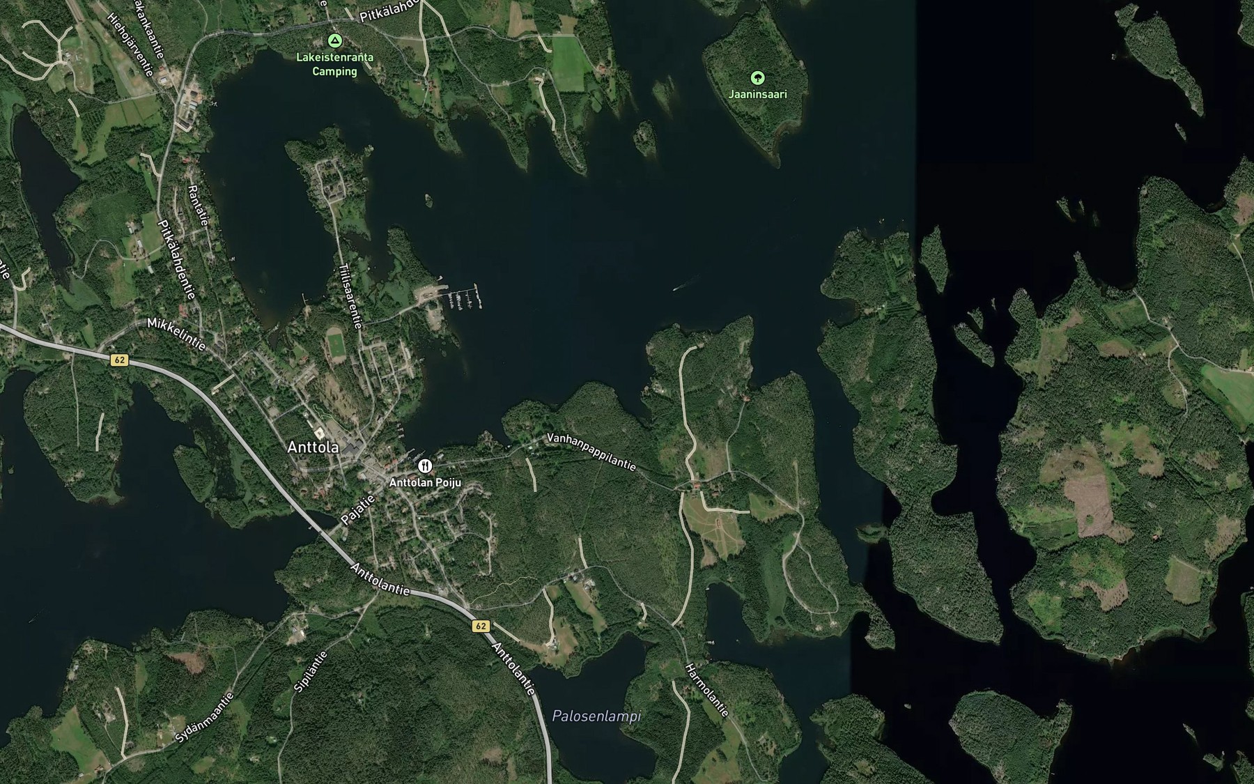 Satellite map of the Lohilahti