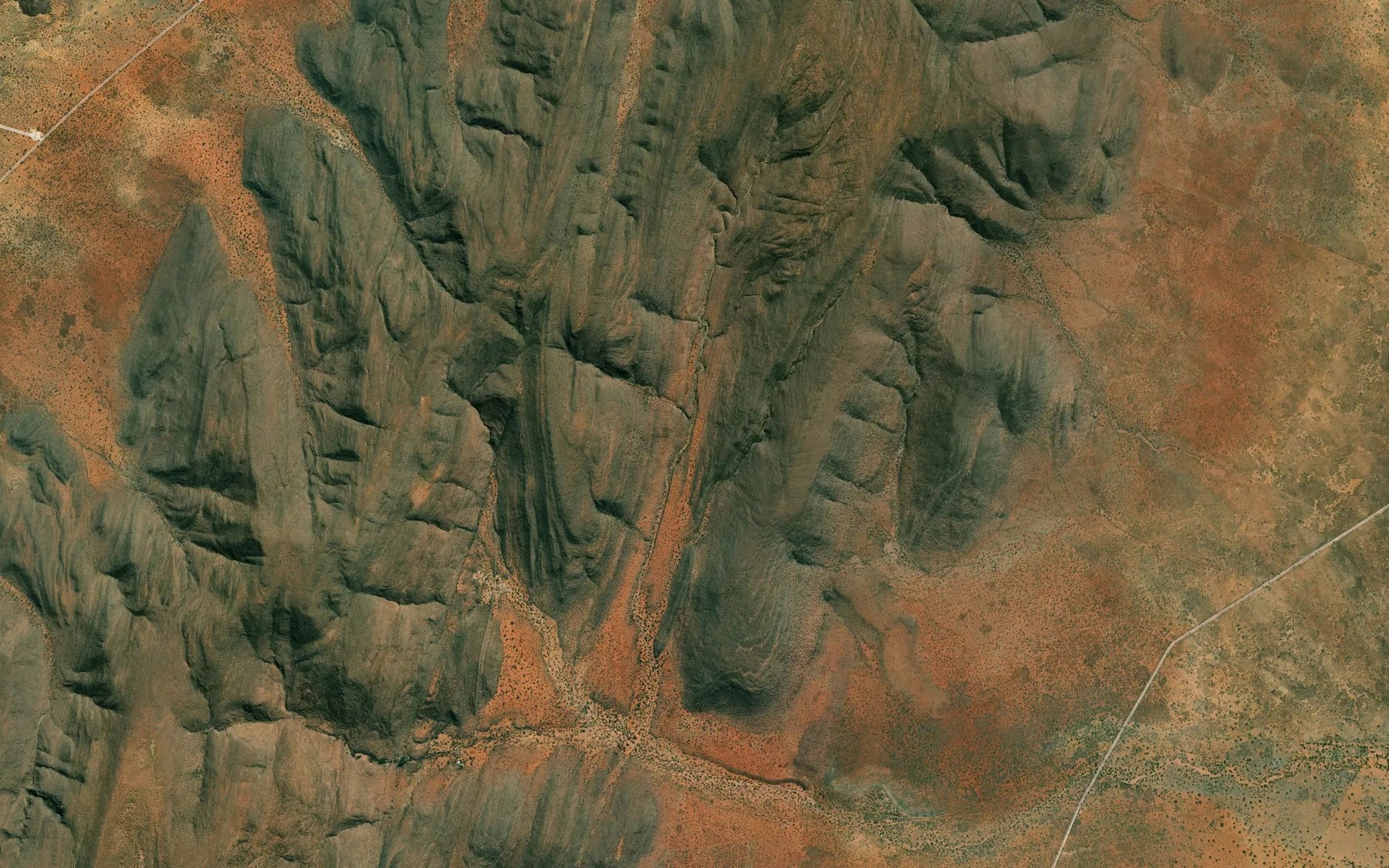 Satellite map of the Langkloof