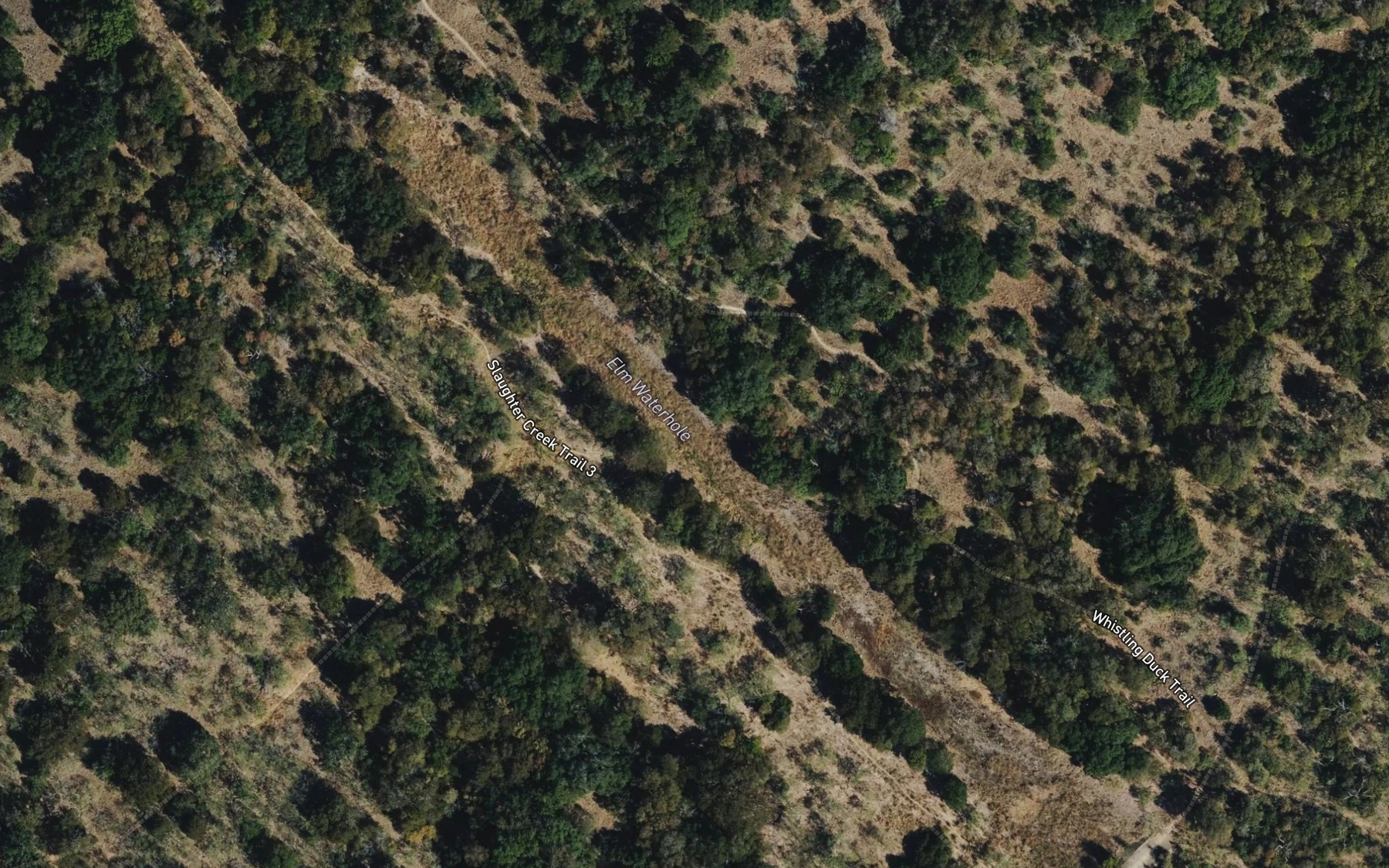 Satellite map of the Elm Waterhole