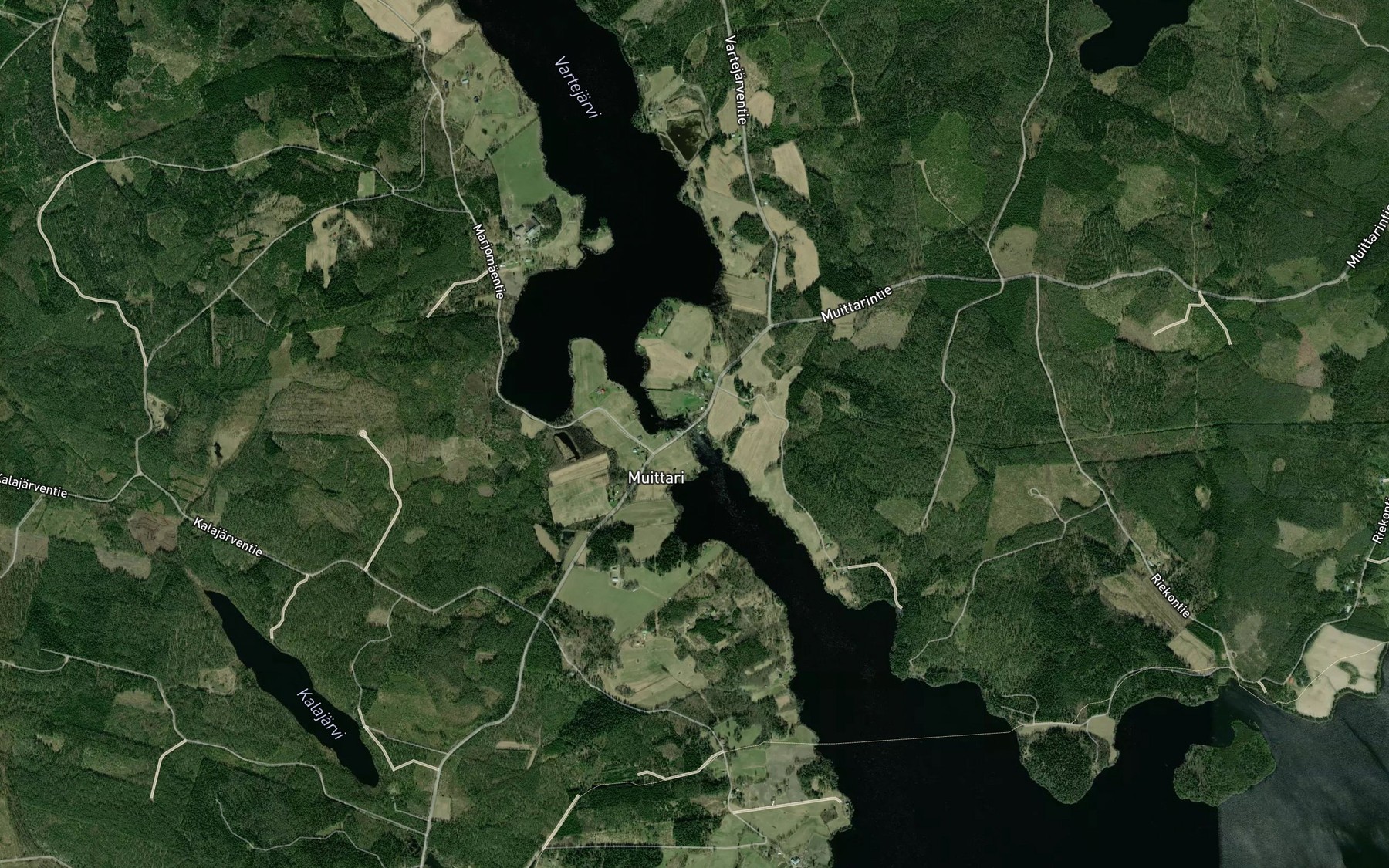 Satellite map of the Muittarinkoski